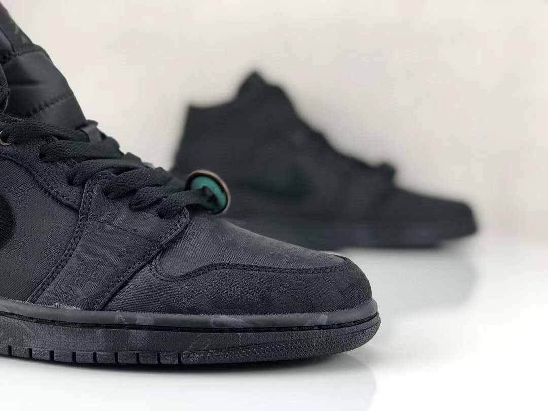 jordan air jordan 1 retro mid - Negro