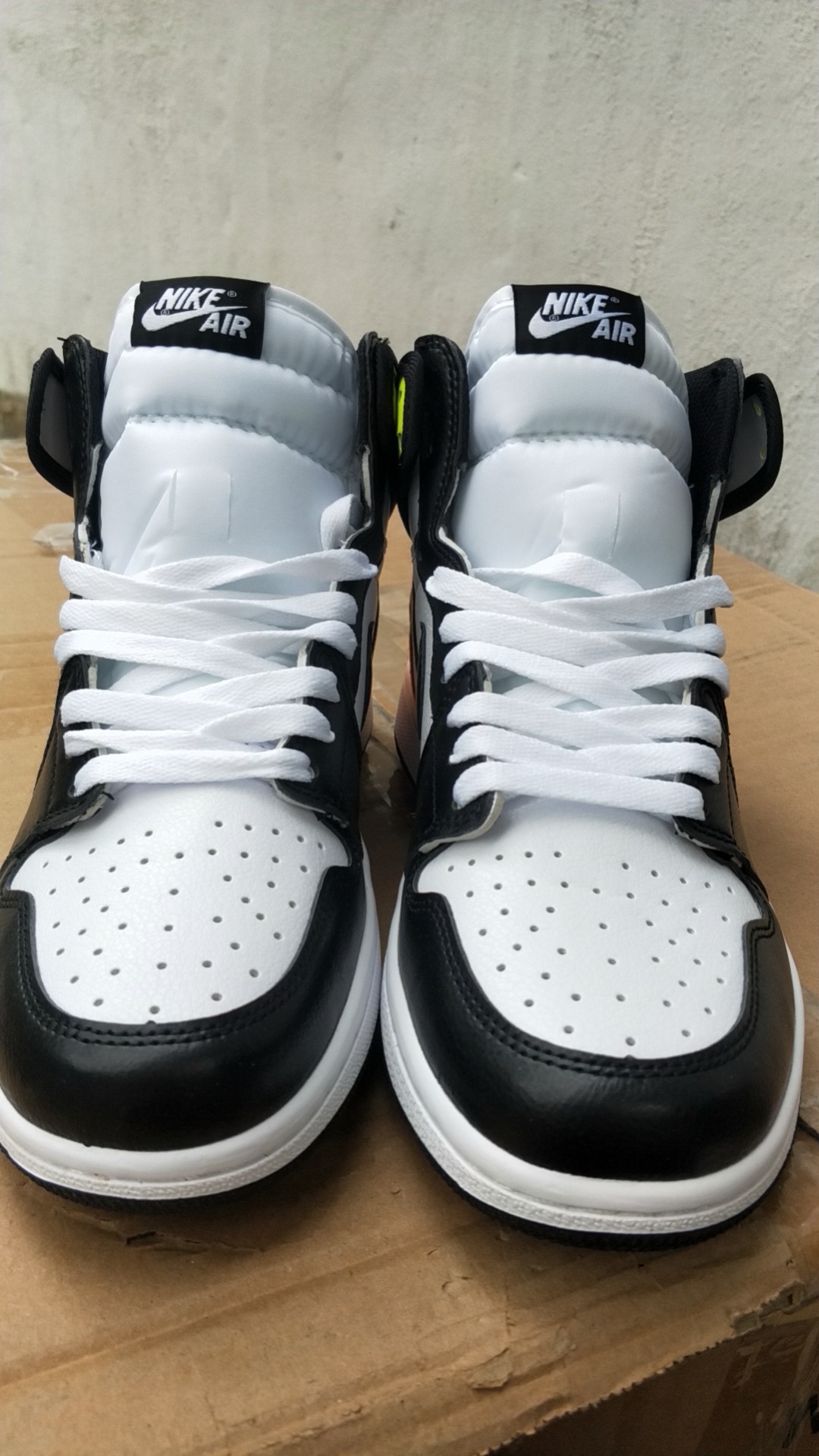 jordan air jordan 1 retro high - Amarillo Blanco Negro Fluor