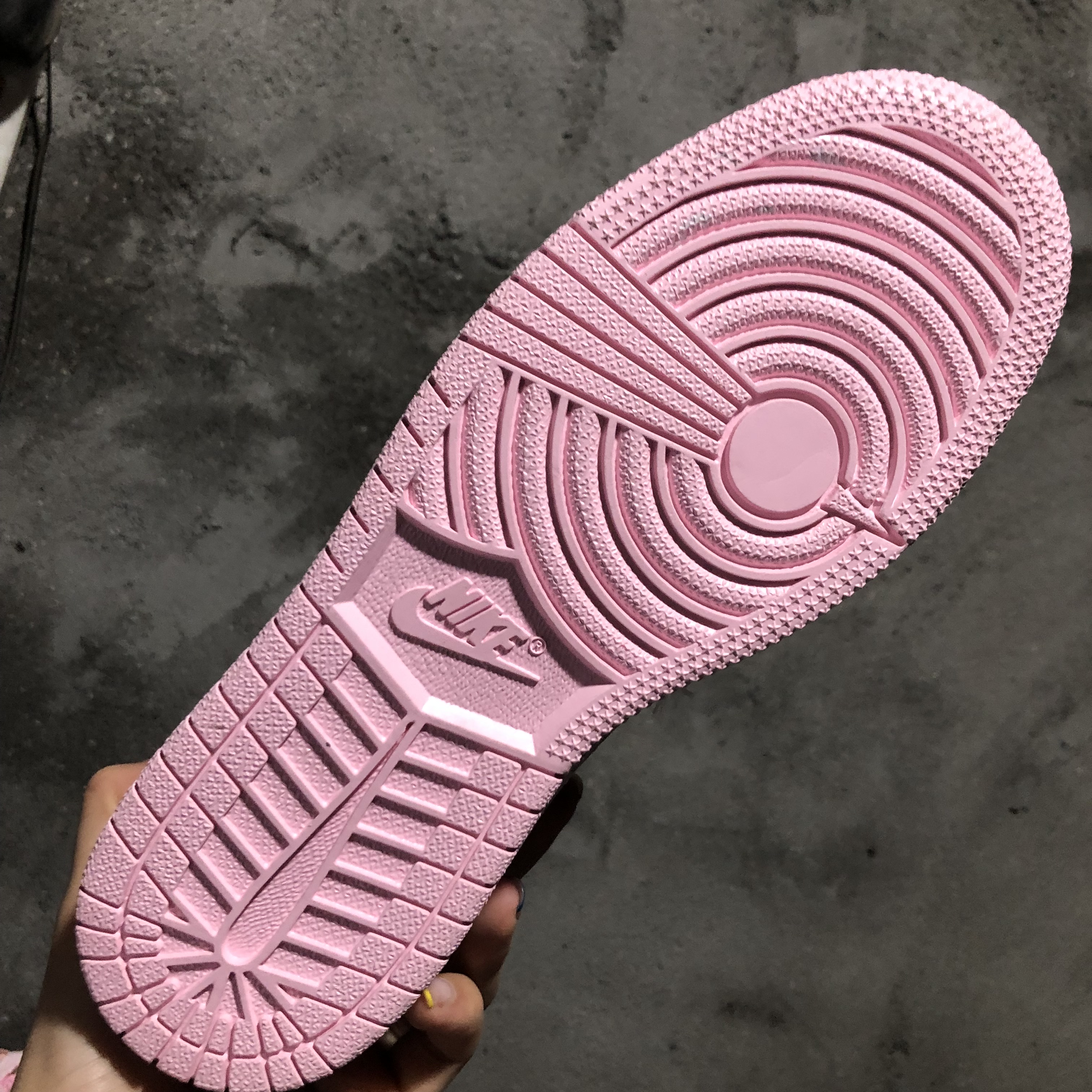 jordan air jordan 1 retro mid - Rosado Blanco