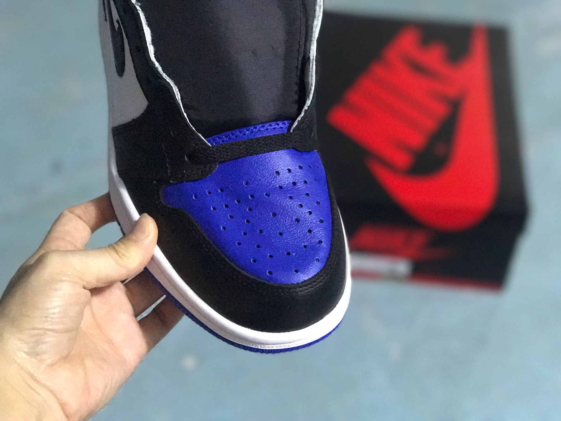 jordan air jordan 1 retro high - Blanco Azul Negro