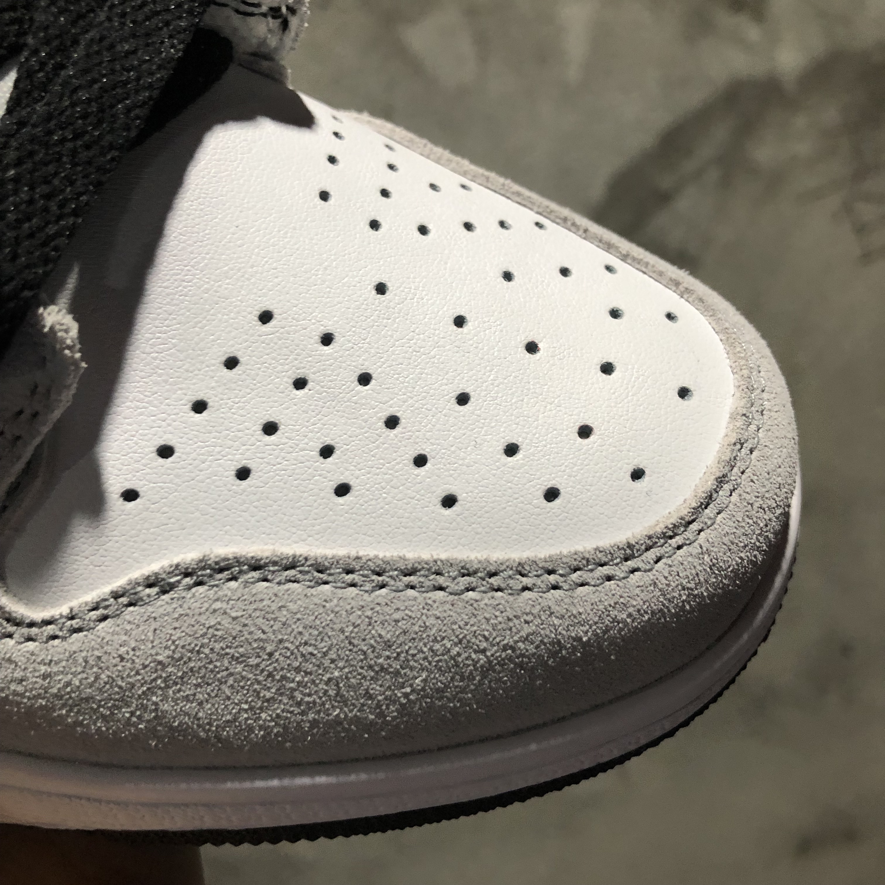 jordan air jordan 1 retro high - Gris Blanco Negro Rojo