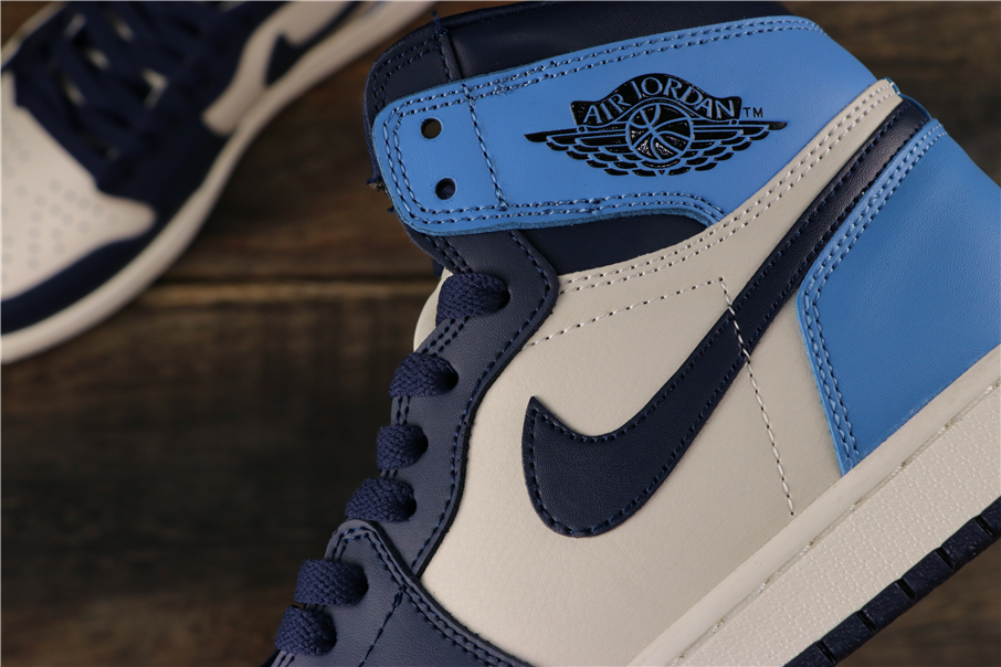 jordan air jordan 1 retro - Blanco Celeste Azul