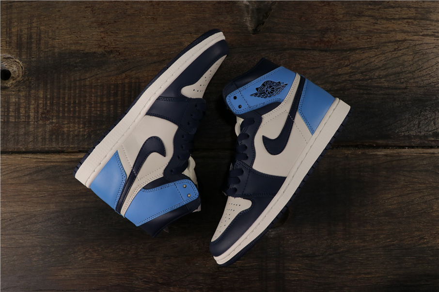jordan air jordan 1 retro - Blanco Celeste Azul