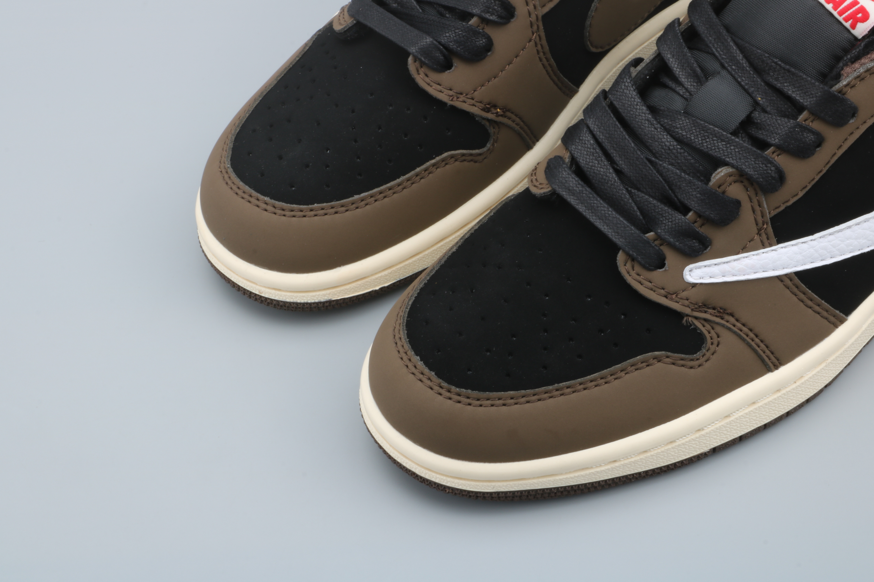 jordan air jordan 1 retro low - Negro Cafe Blanco