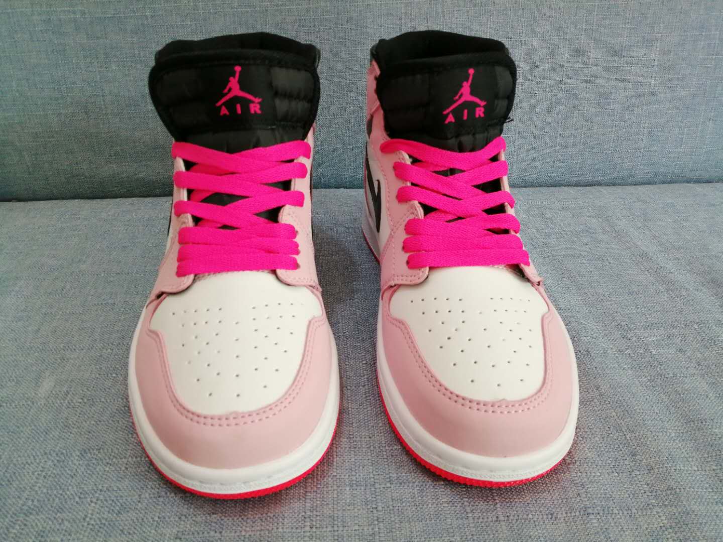 jordan air jordan 1 retro high - Rosado Blanco Negro