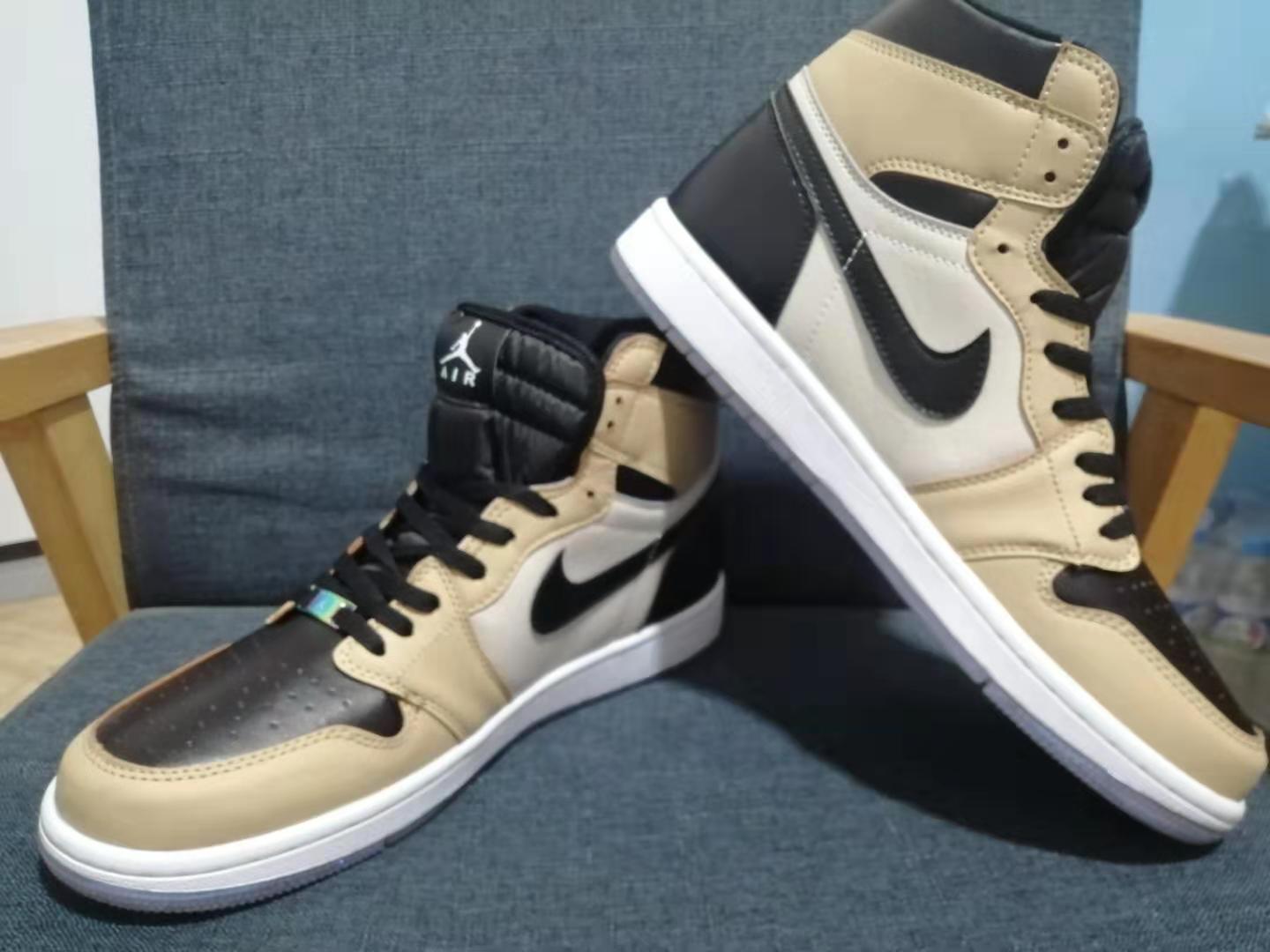 jordan air jordan 1 retro high - Negro Blanco Cafe