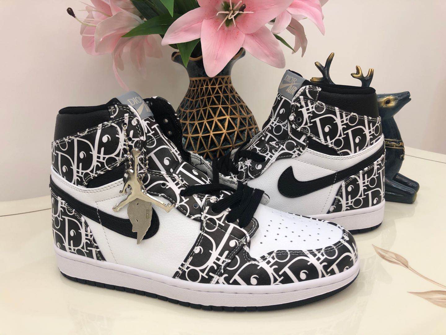 jordan air jordan 1 retro high - Blanco Negro