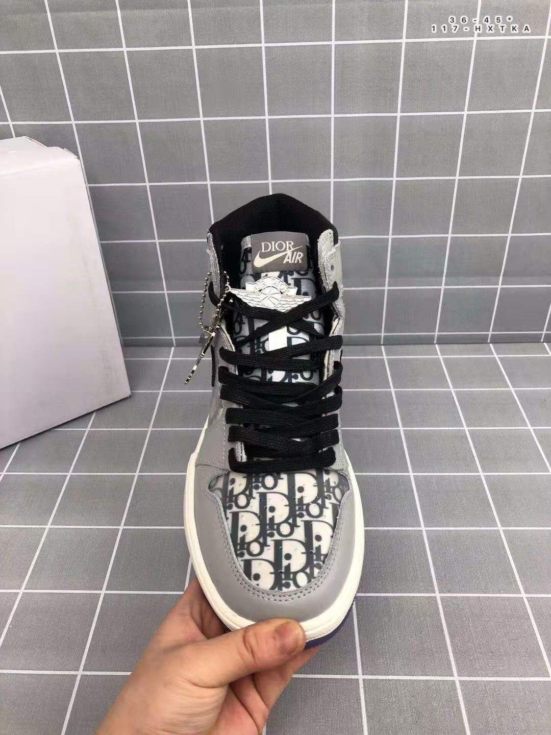 jordan air jordan 1 retro high - Blanco Negro Gris