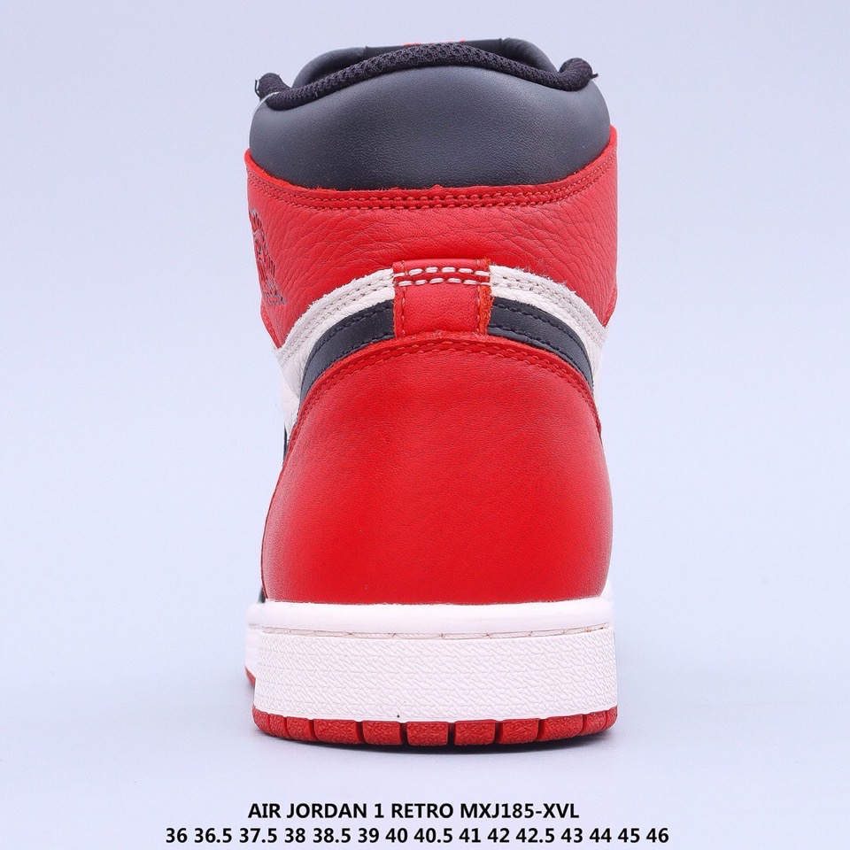 jordan air jordan 1 retro high - Blanco Negro Rojo