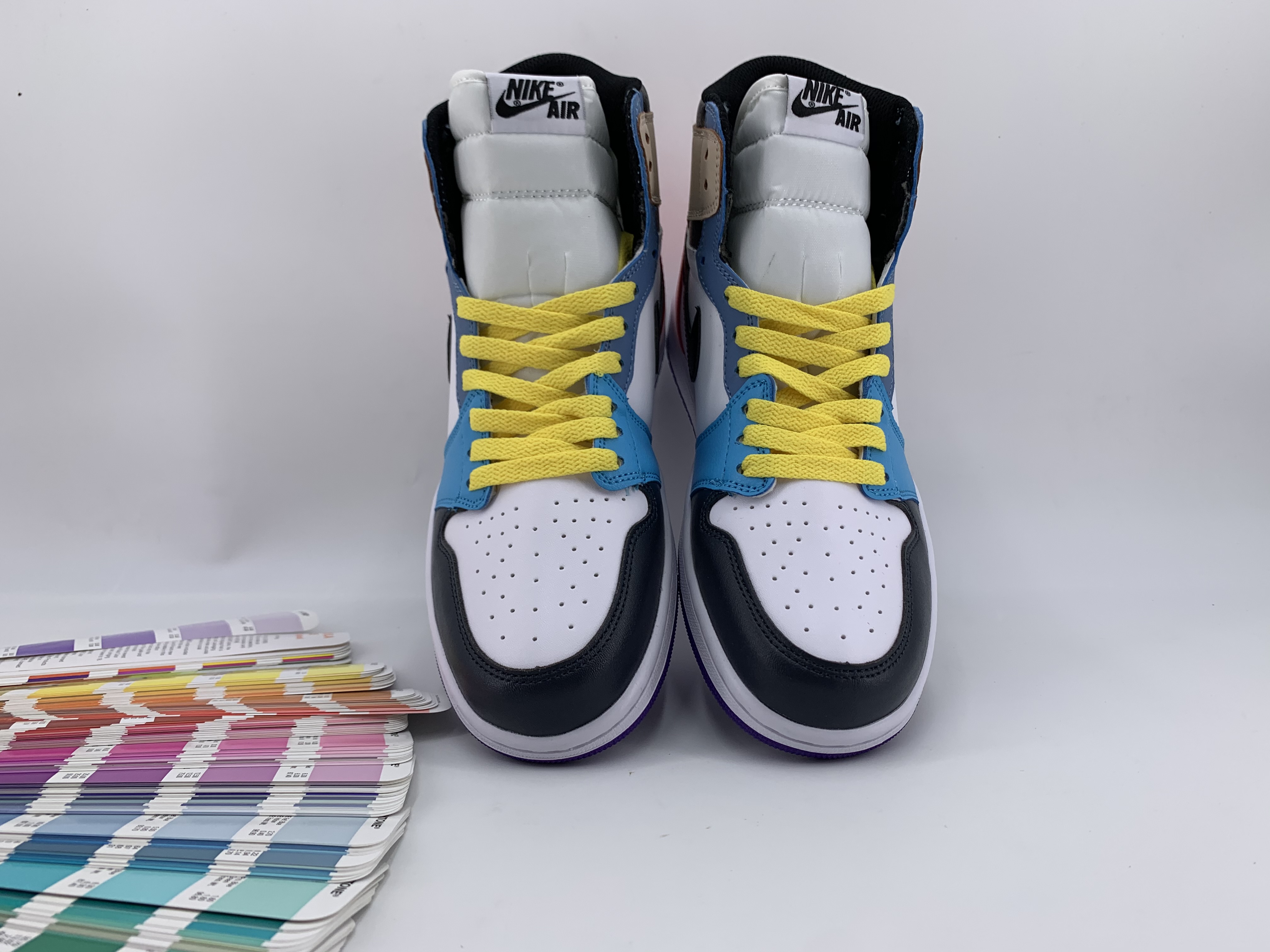jordan air jordan 1 retro high - Blanco Negro Celeste Azul Rosado Cafe