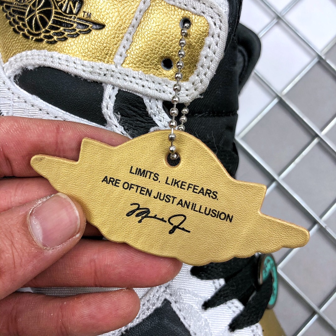 jordan air jordan 1 retro mid - Dorado Negro Blanco