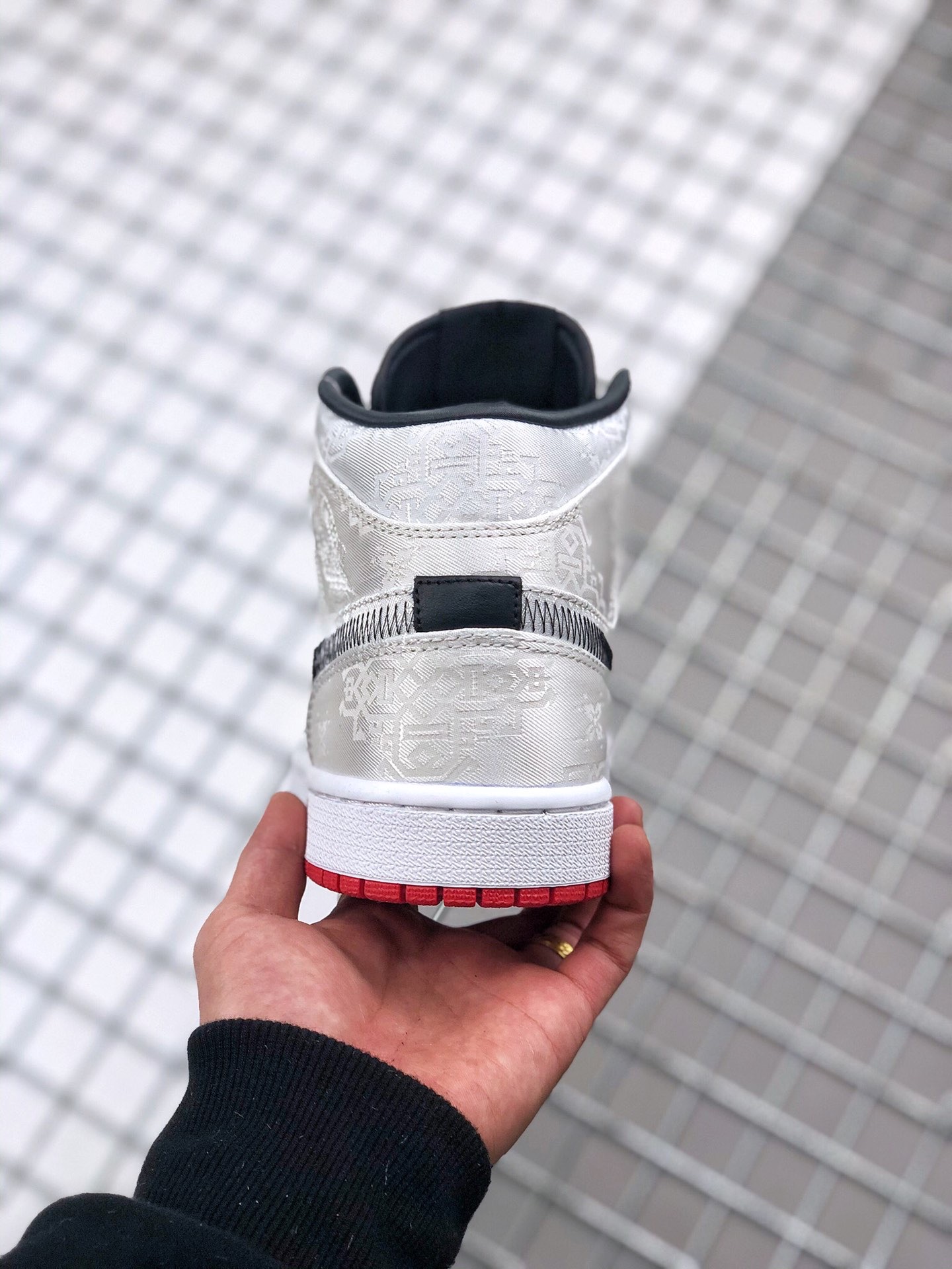 jordan air jordan 1 retro mid - Dorado Negro Blanco