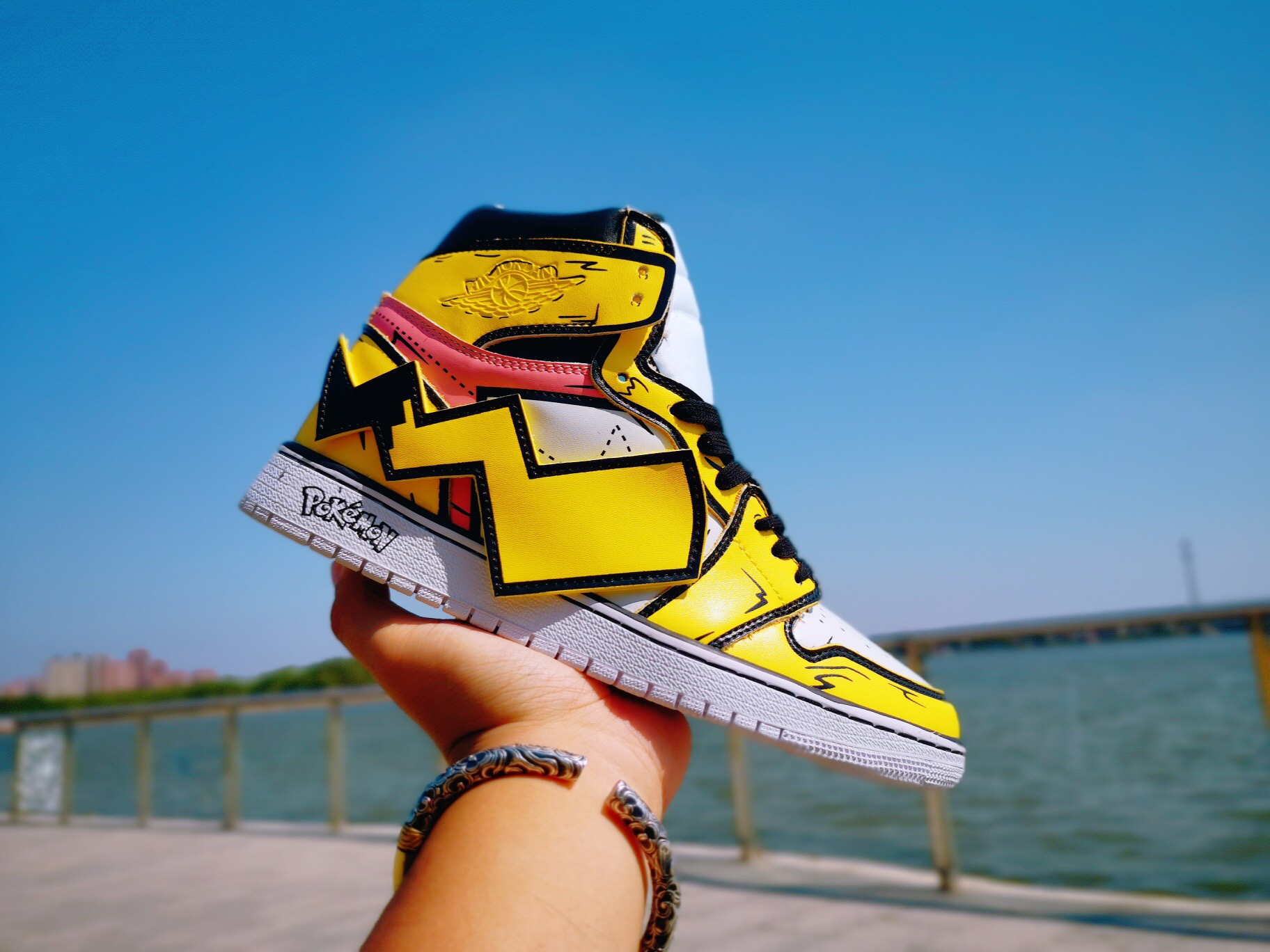 jordan air jordan 1 retro high - Amarillo Negro Naranjo Blanco