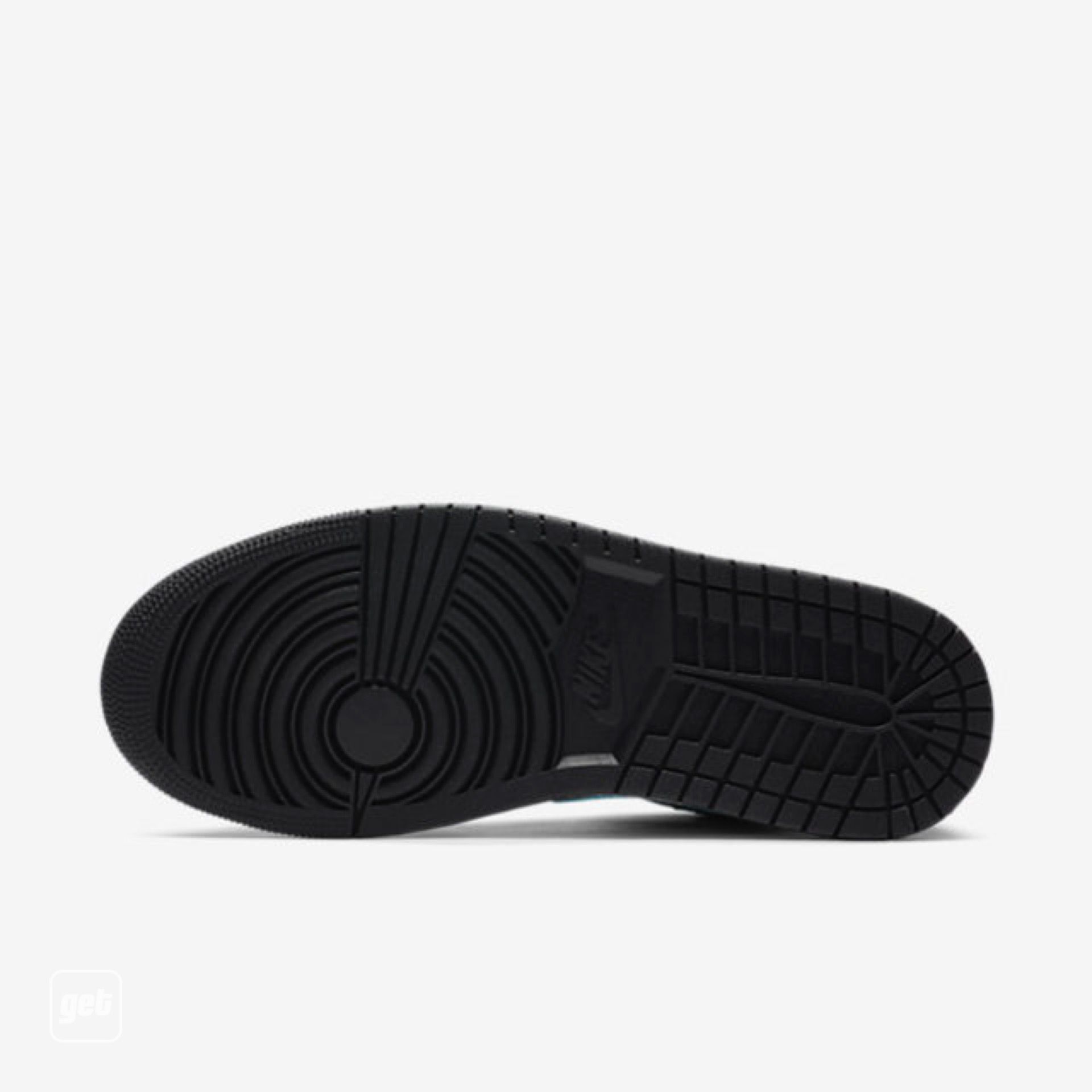 jordan air jordan 1 retro mid - Negro Gris Celeste