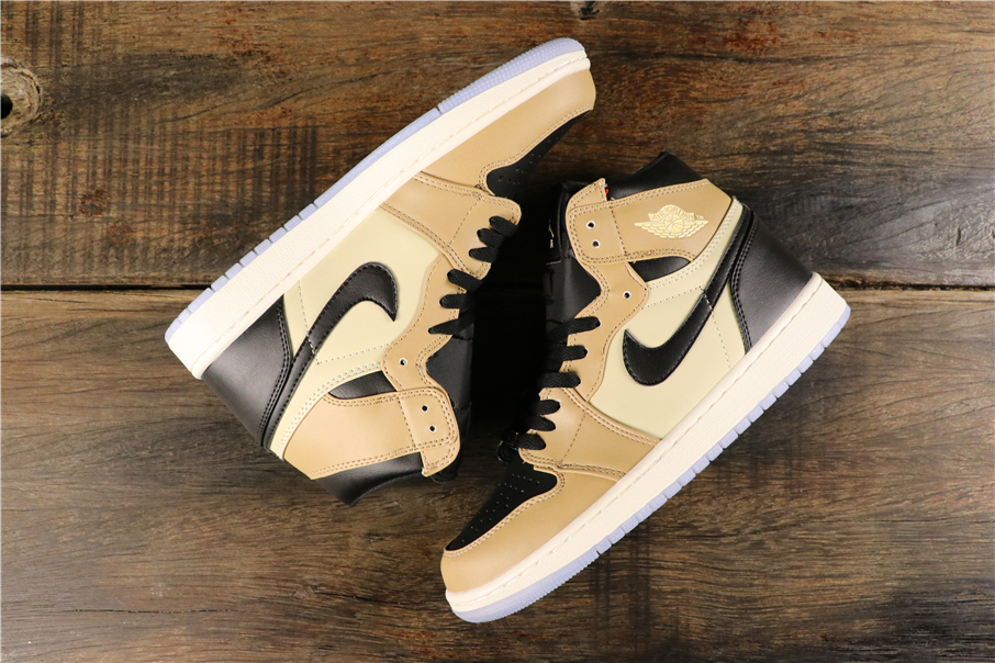 jordan air jordan 1 retro high - Negro Cafe Blanco