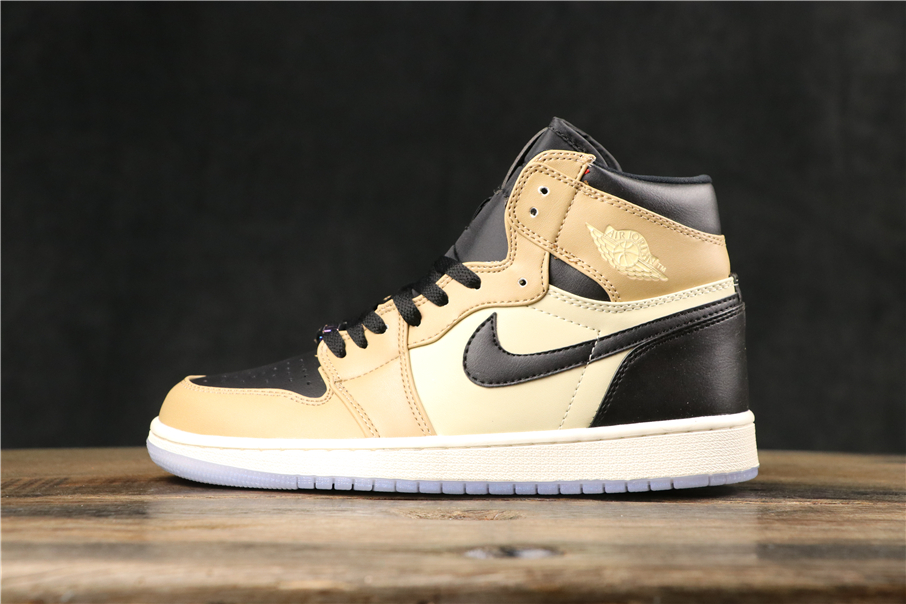 jordan air jordan 1 retro high - Negro Cafe Blanco