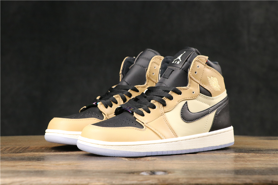 jordan air jordan 1 retro high - Negro Cafe Blanco