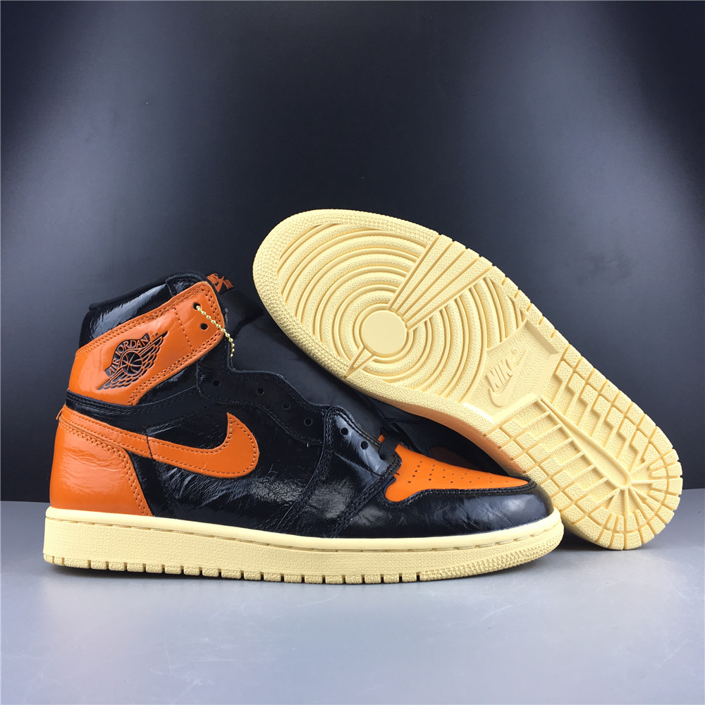 jordan air jordan 1 retro high - Naranjo Negro