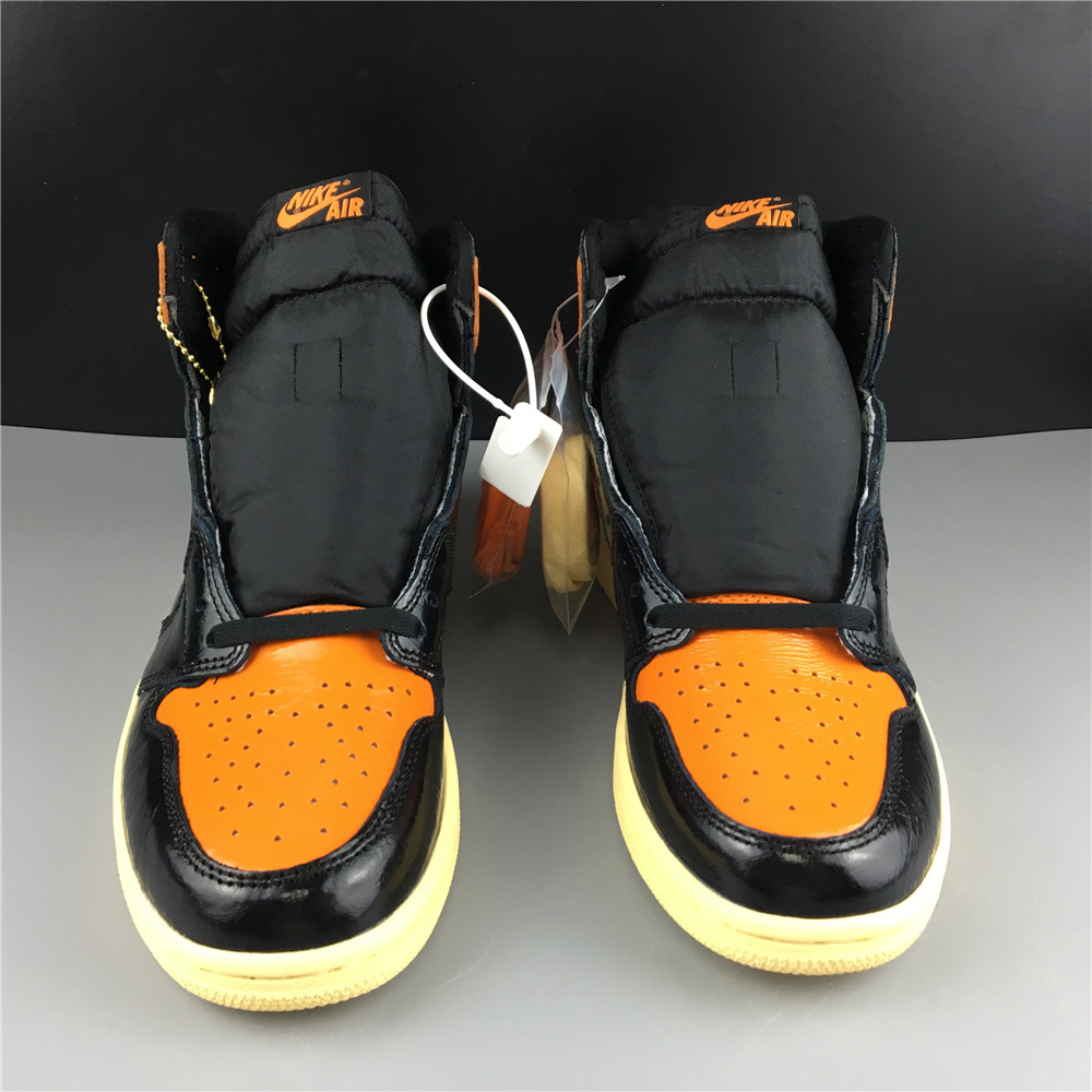 jordan air jordan 1 retro high - Naranjo Negro