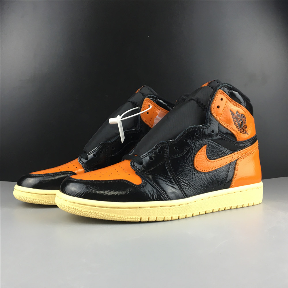 jordan air jordan 1 retro high - Naranjo Negro