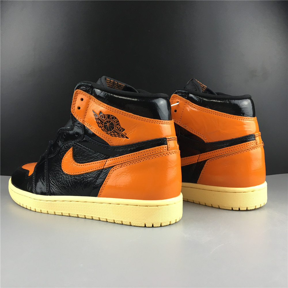 jordan air jordan 1 retro high - Naranjo Negro