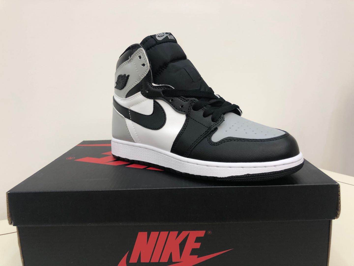 jordan air jordan 1 retro high - Blanco Negro Gris