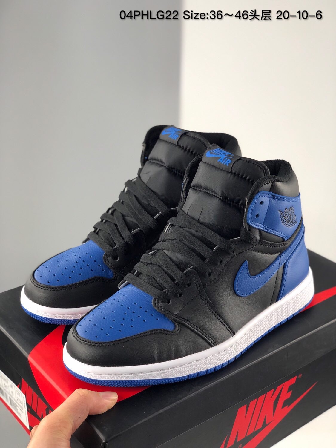 jordan air jordan 1 retro high - Azul Negro