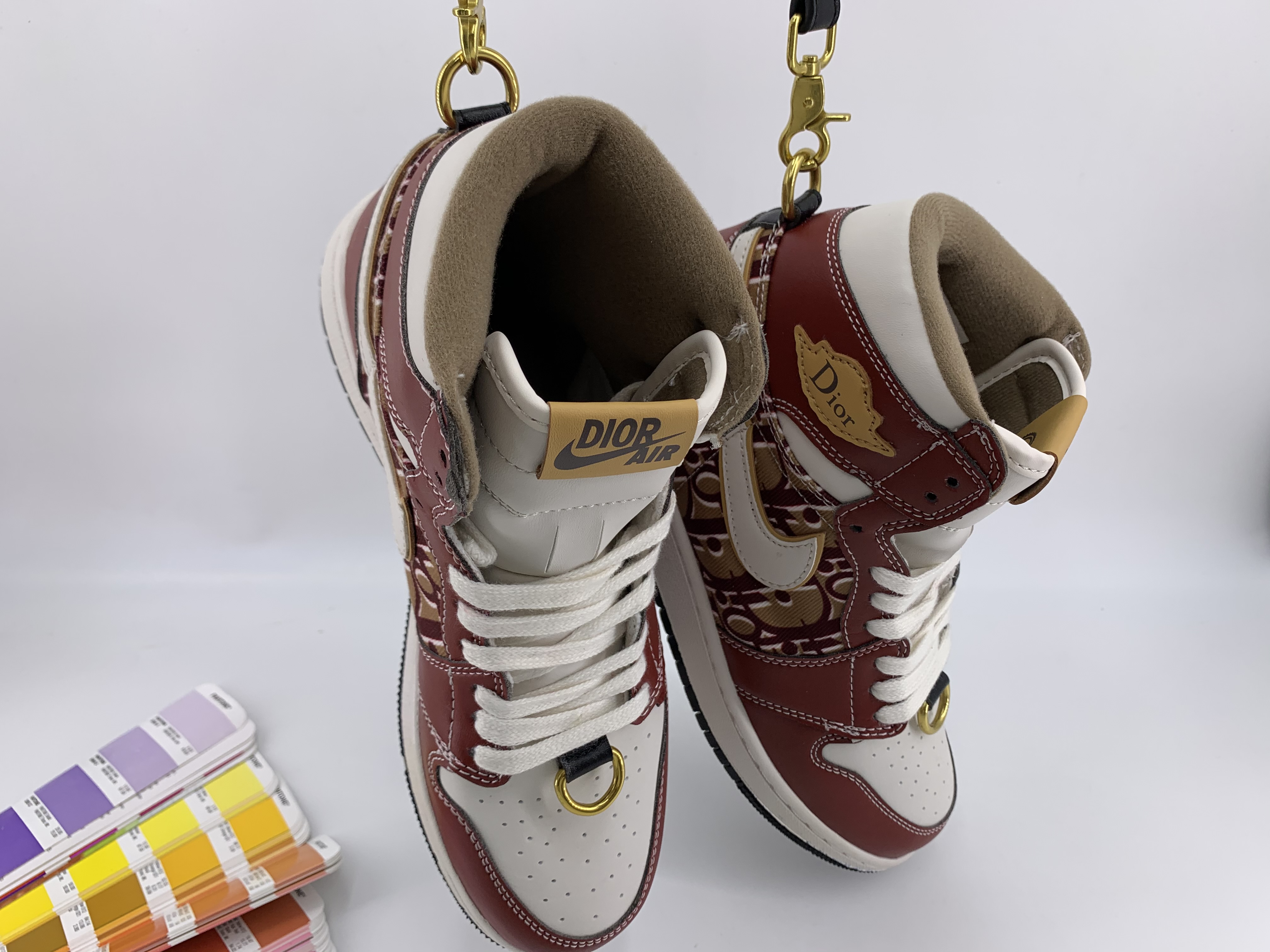 jordan air jordan 1 retro high - Blanco Dorado Rojo