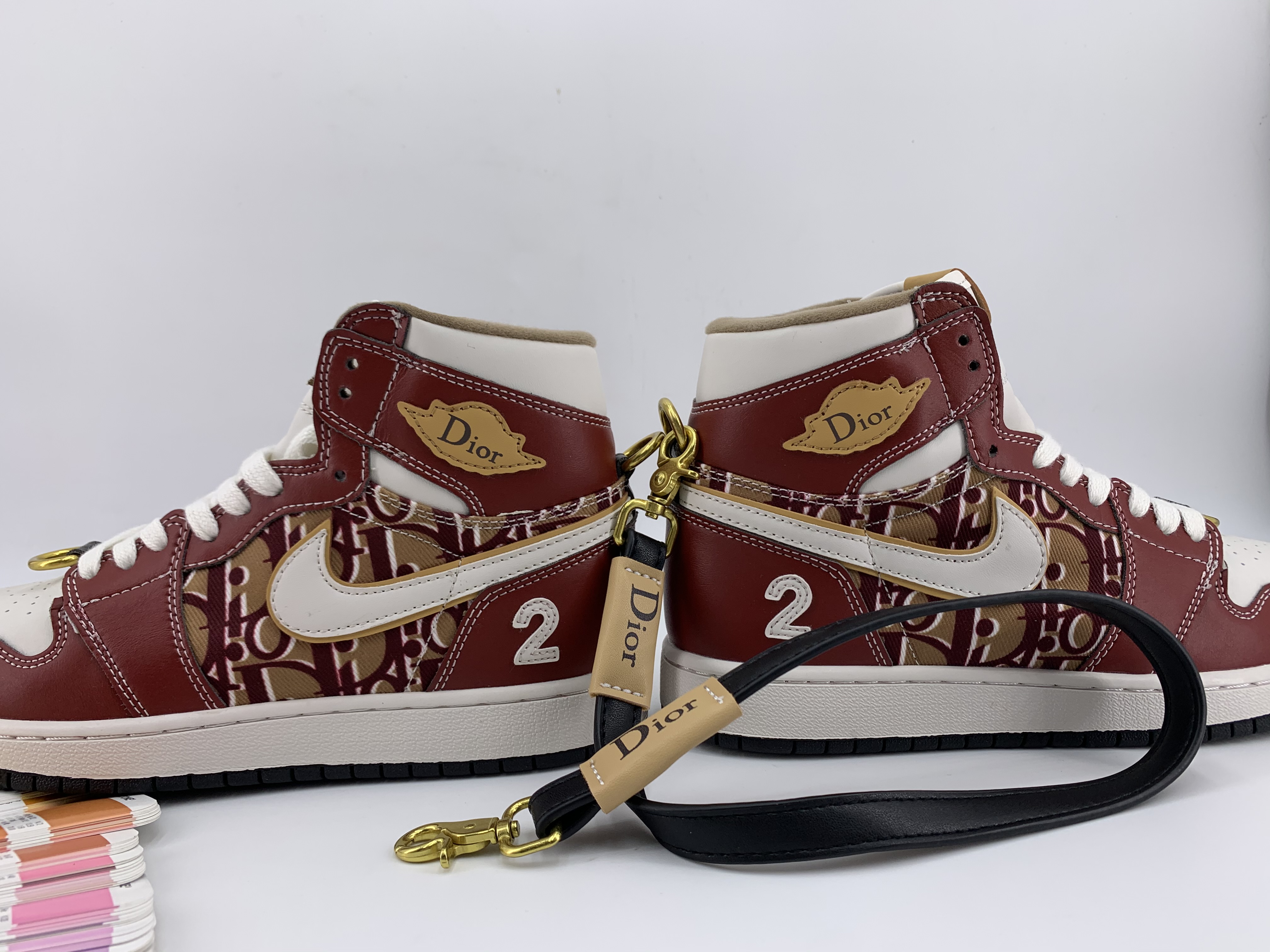 jordan air jordan 1 retro high - Blanco Dorado Rojo