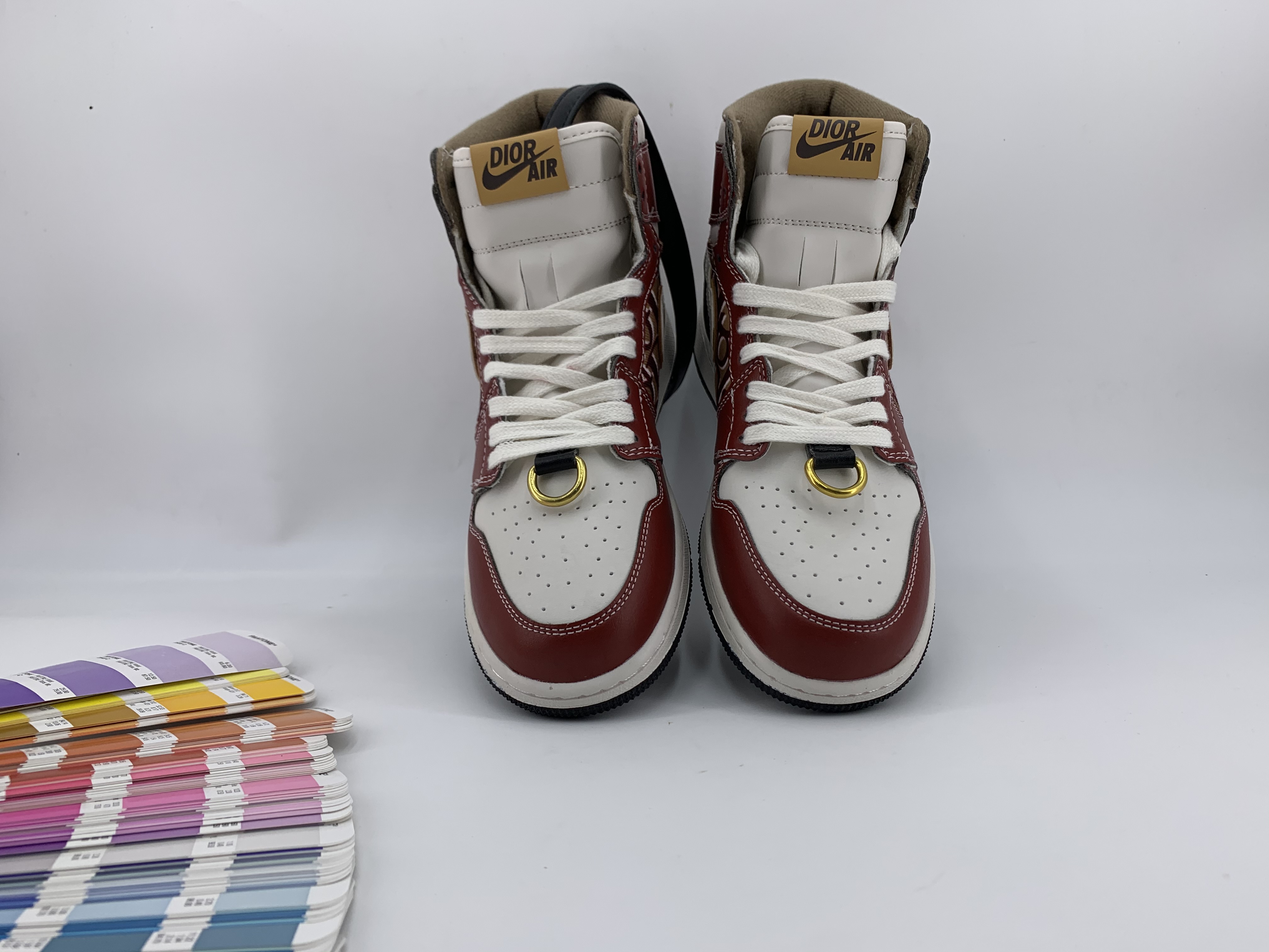 jordan air jordan 1 retro high - Blanco Dorado Rojo
