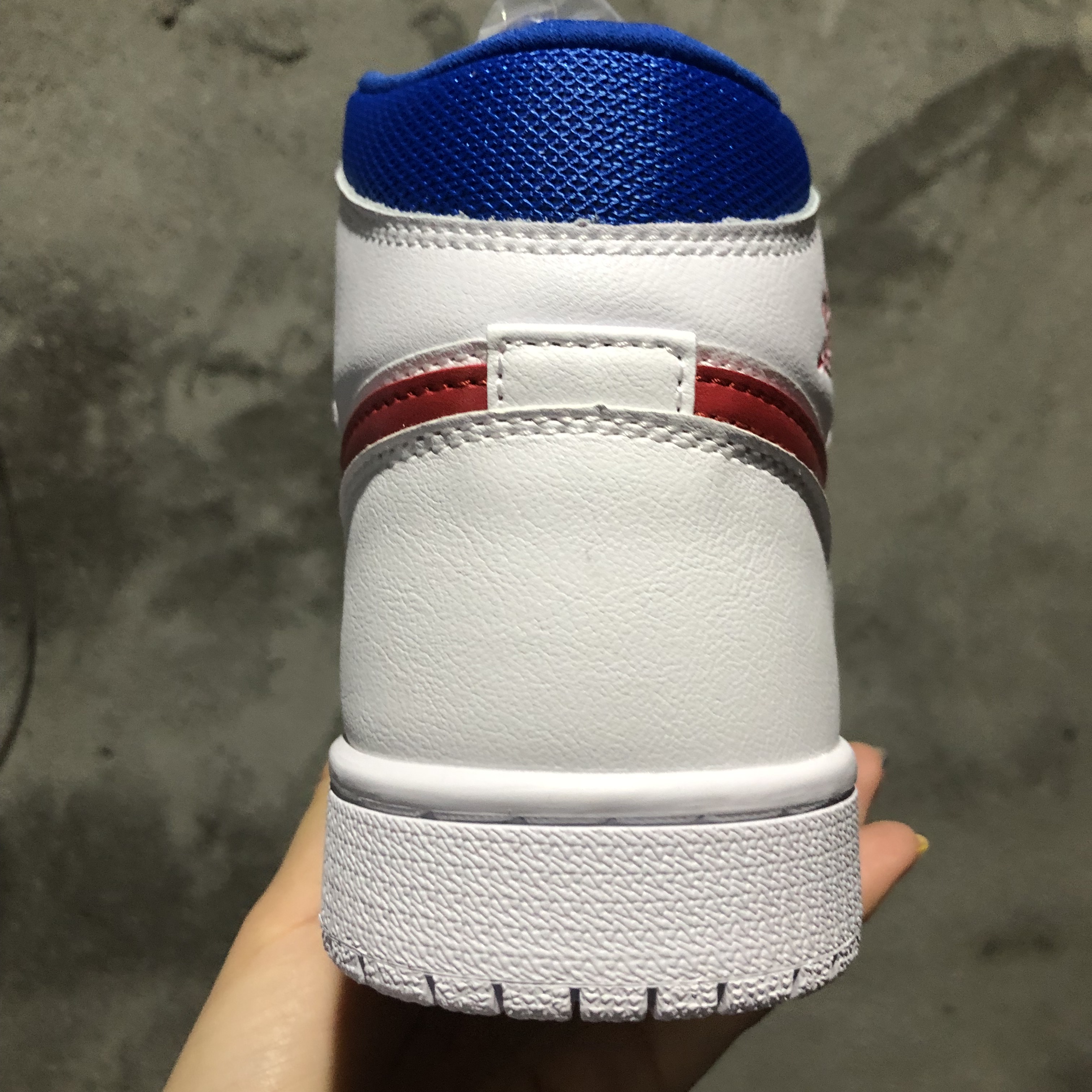 jordan air jordan 1 retro high - Blanco Rojo Azul