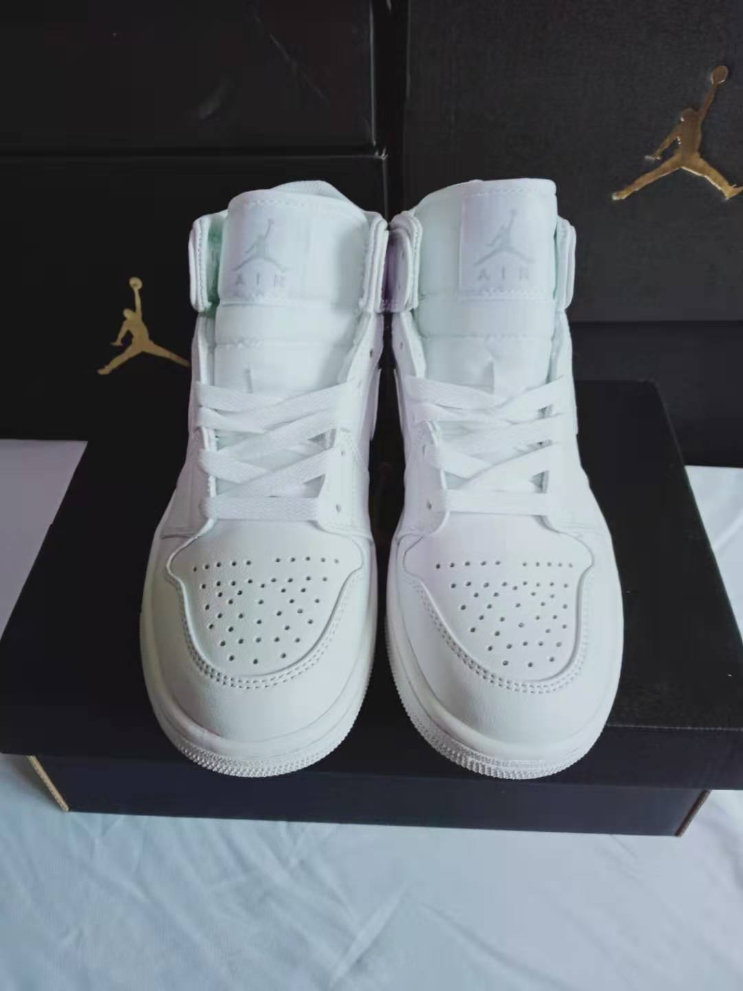 jordan air jordan 1 retro mid - Blanco