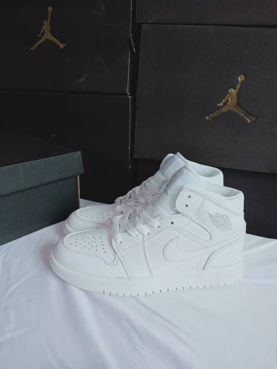 jordan air jordan 1 retro mid - Blanco