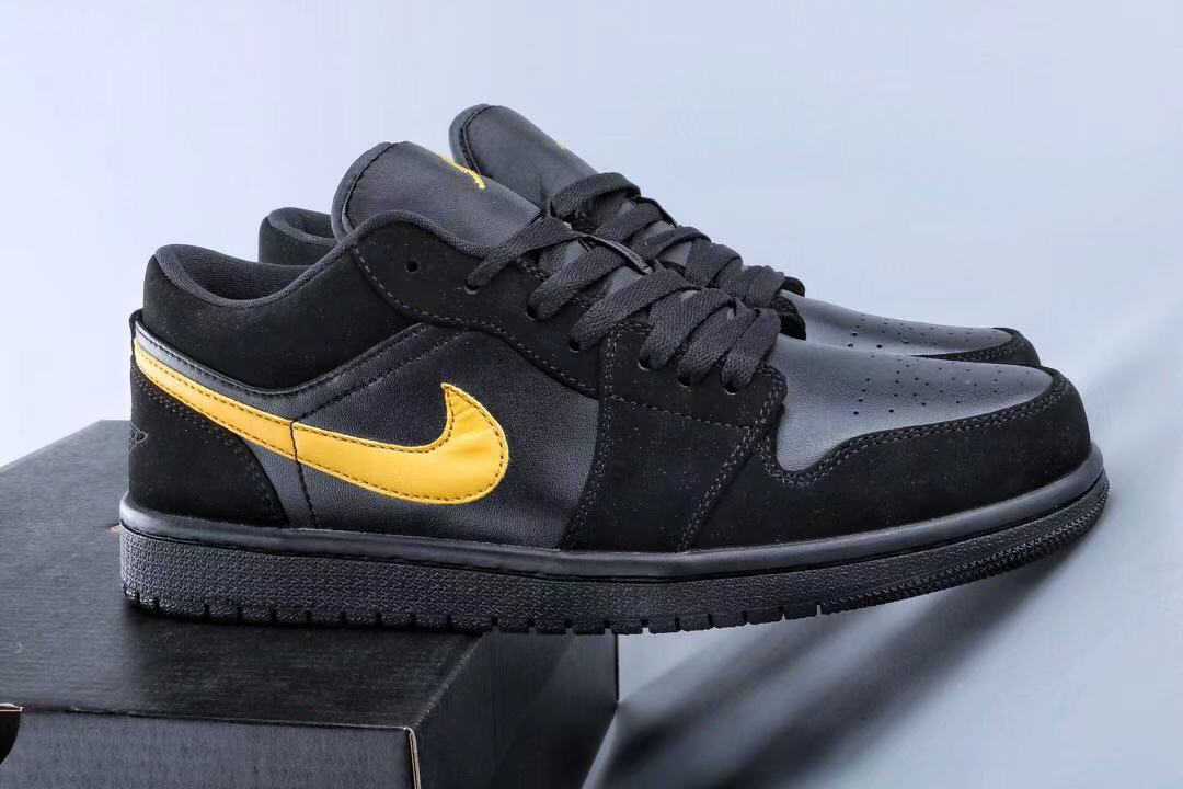 jordan air jordan 1 retro low - Negro Amarillo