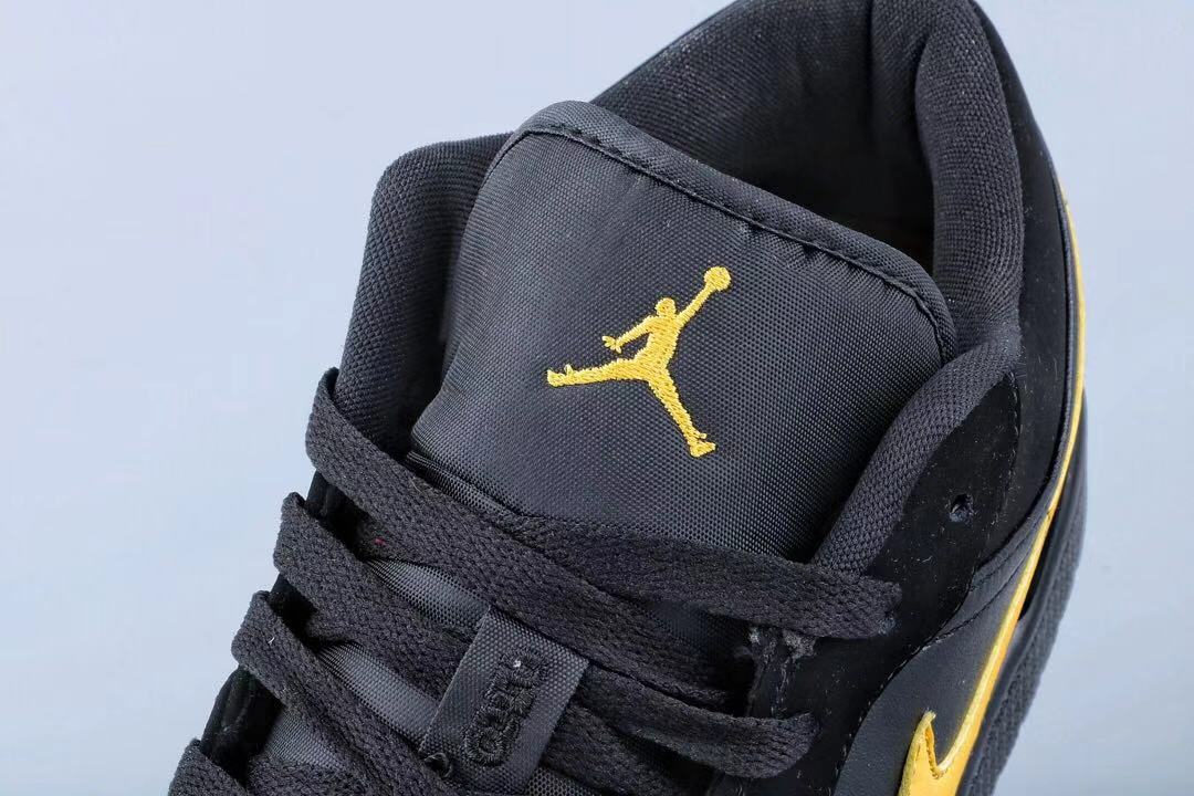 jordan air jordan 1 retro low - Negro Amarillo