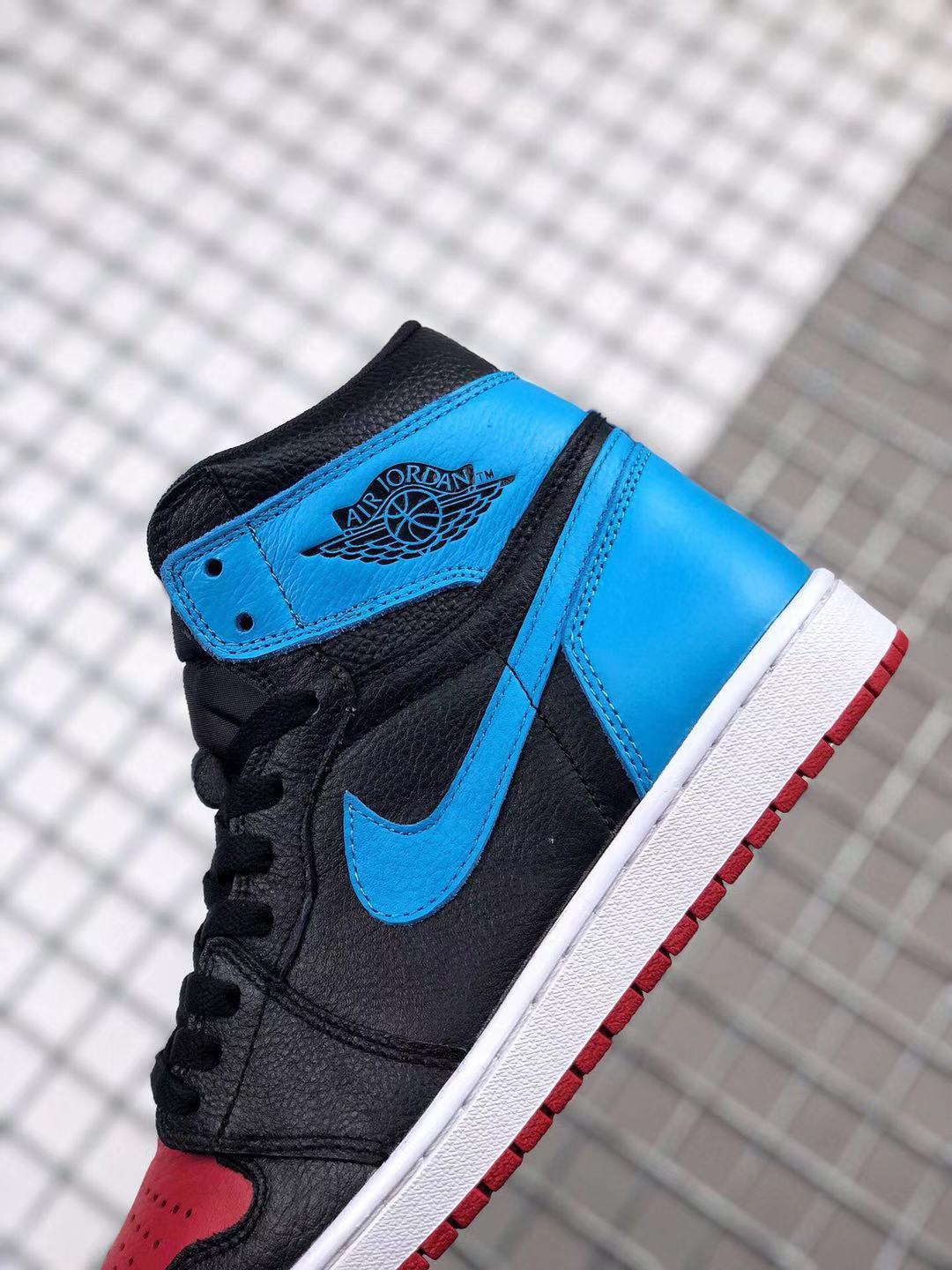 jordan air jordan 1 retro high - Negro Rojo Celeste