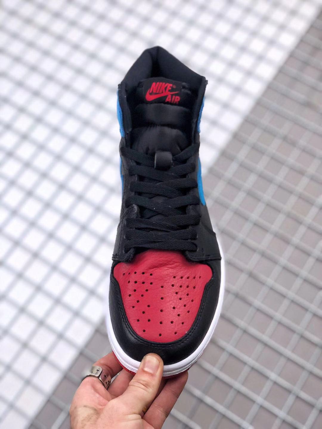 jordan air jordan 1 retro high - Negro Rojo Celeste