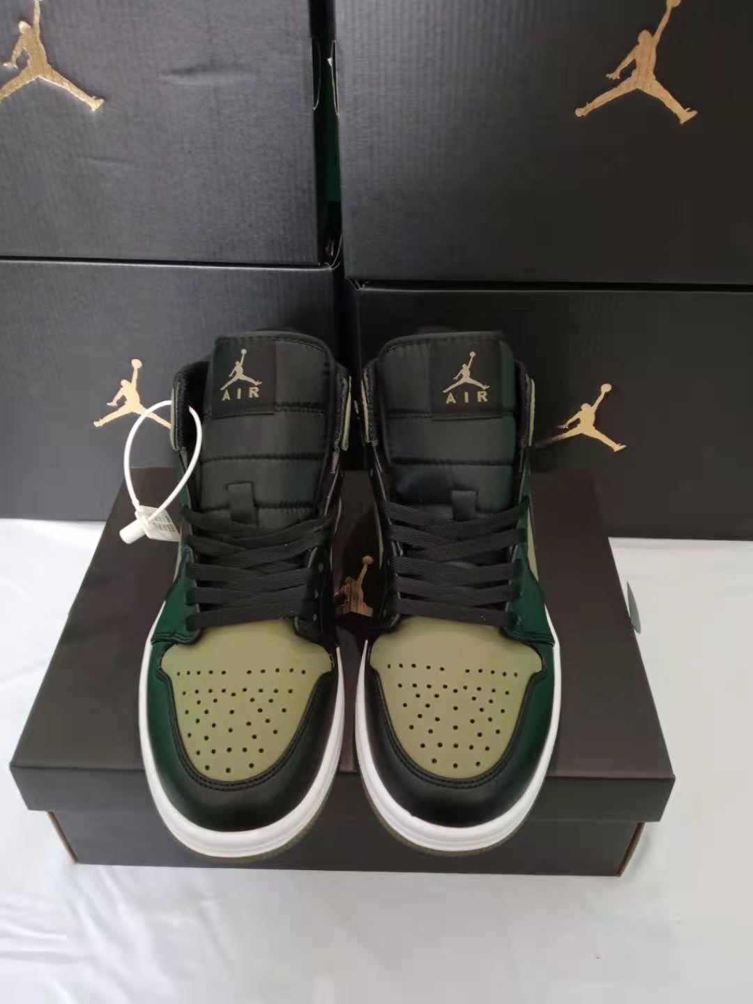 jordan air jordan 1 retro high - Negro Verde