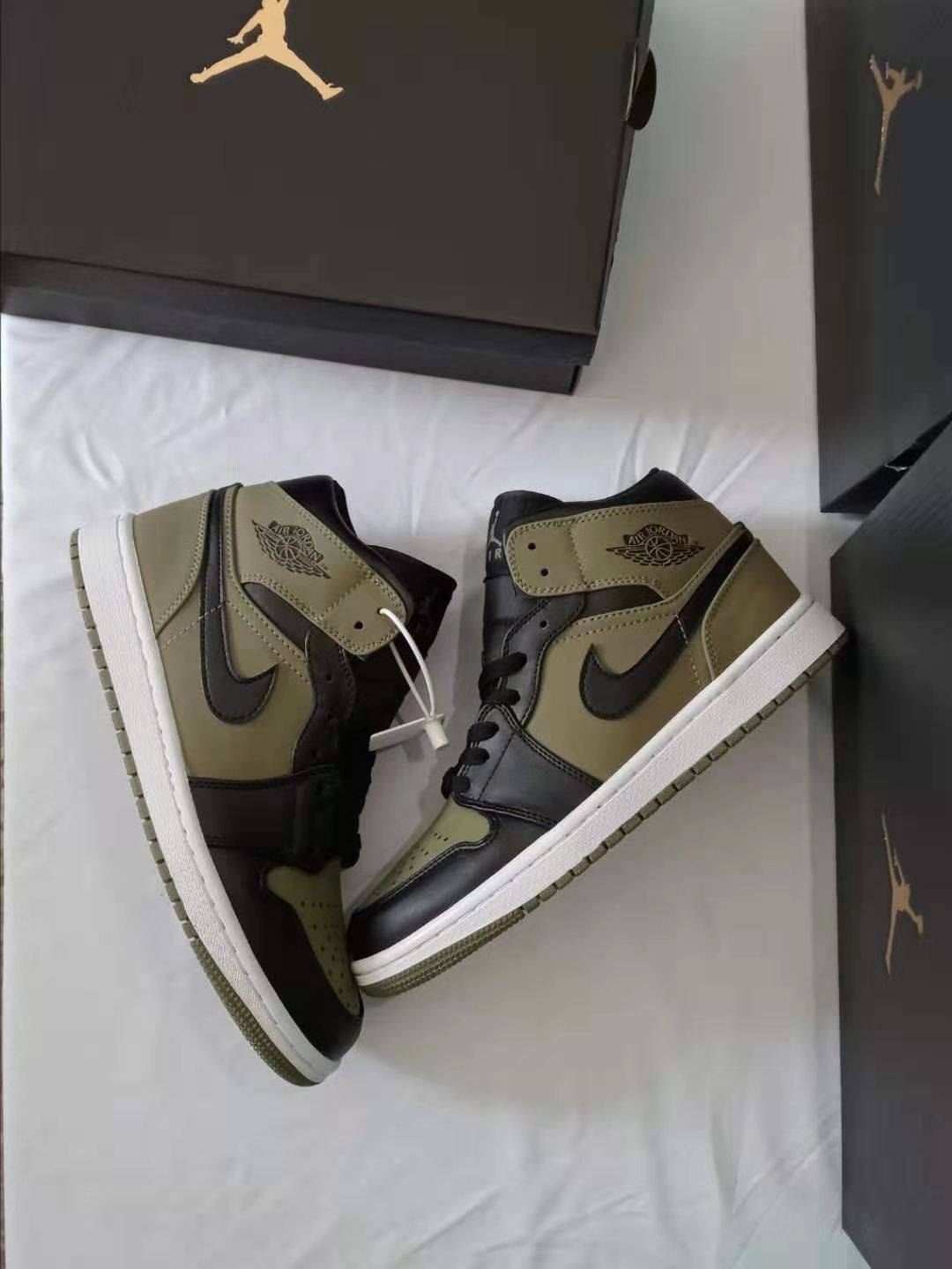 jordan air jordan 1 retro high - Negro Verde