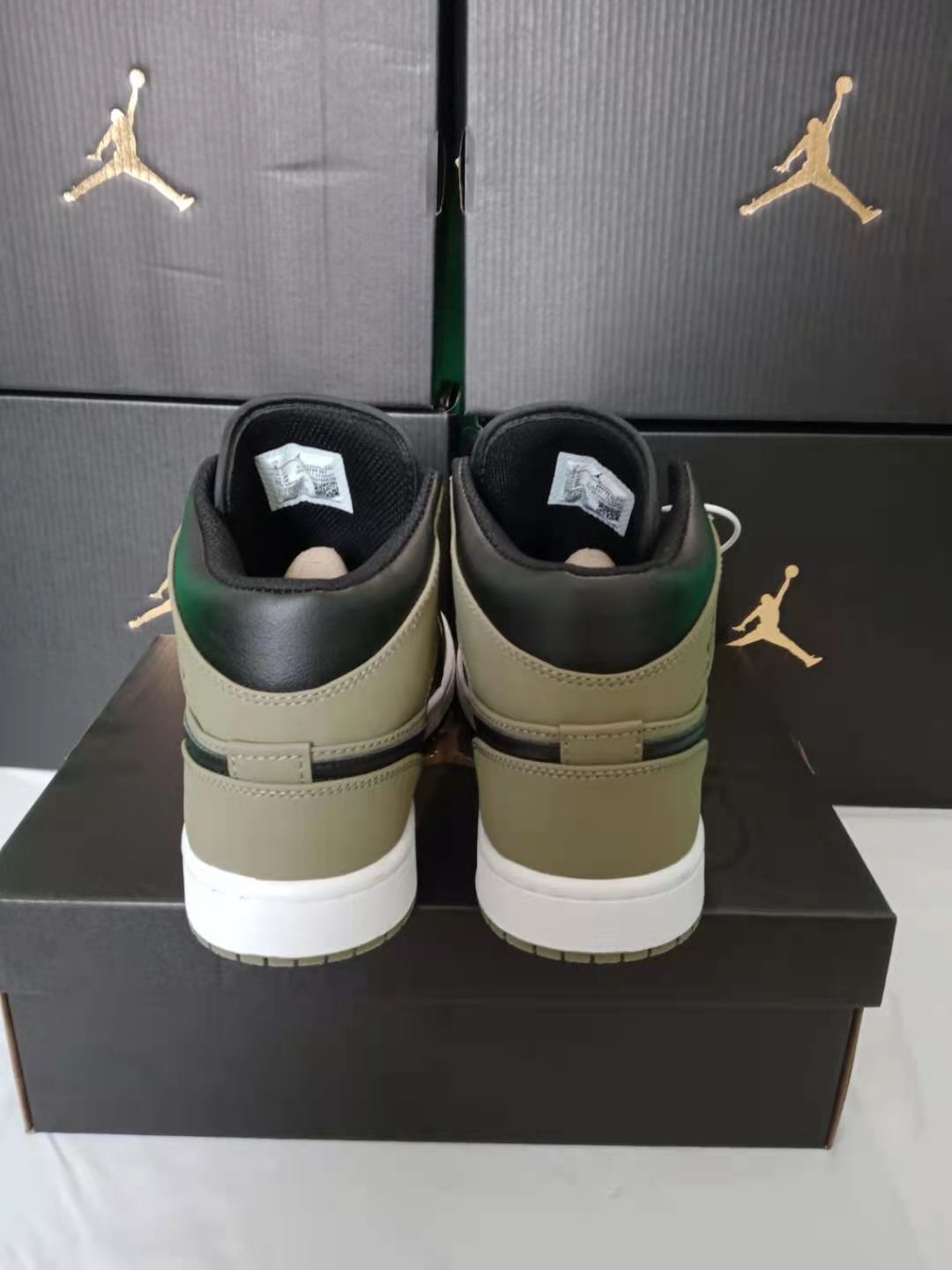 jordan air jordan 1 retro high - Negro Verde