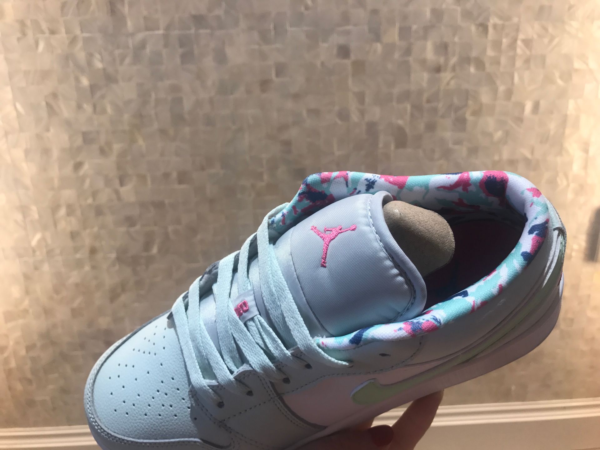 jordan air jordan 1 retro low - Blanco Rosado Menta