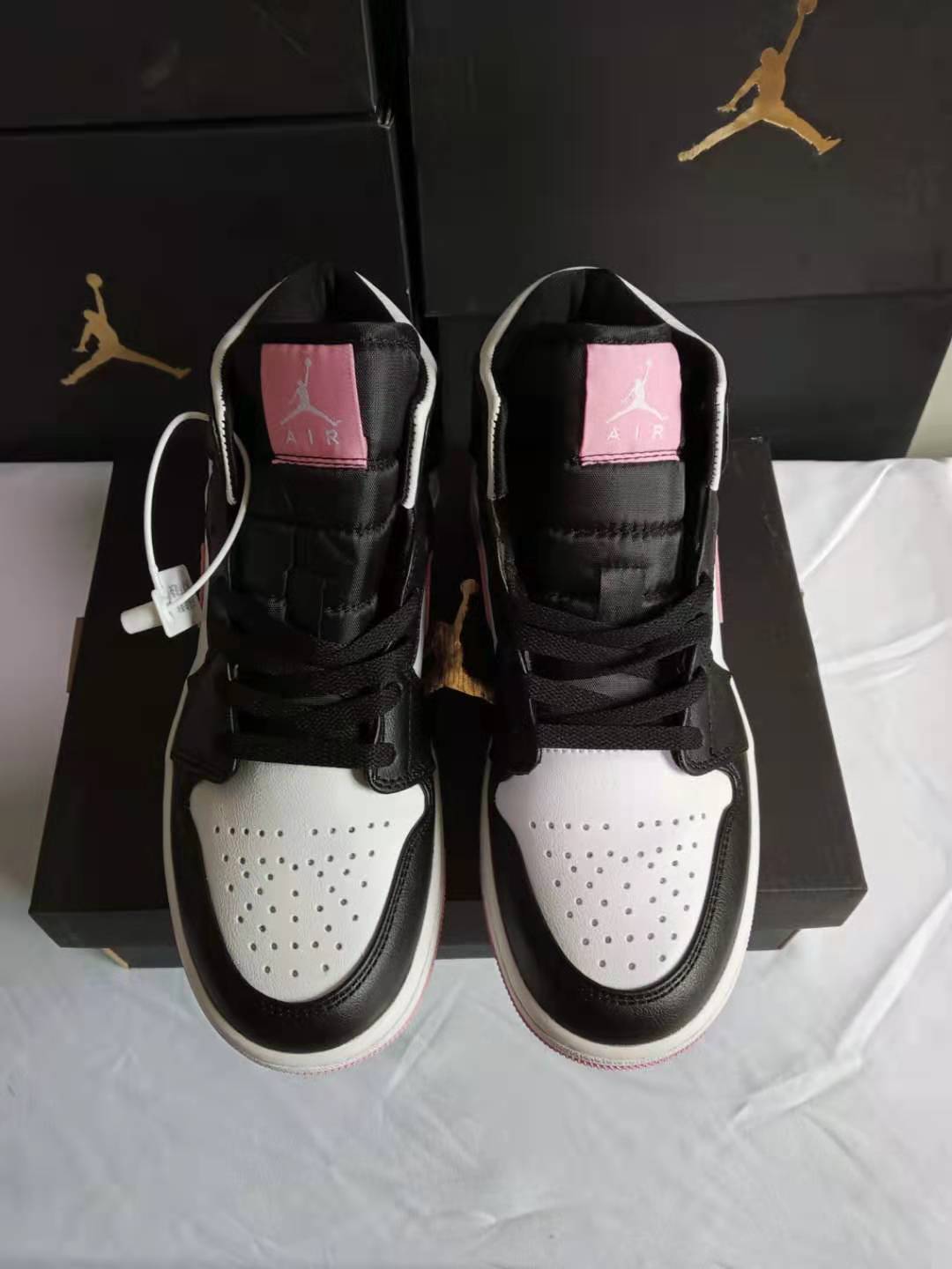 jordan air jordan 1 retro high - Rosado Blanco Negro