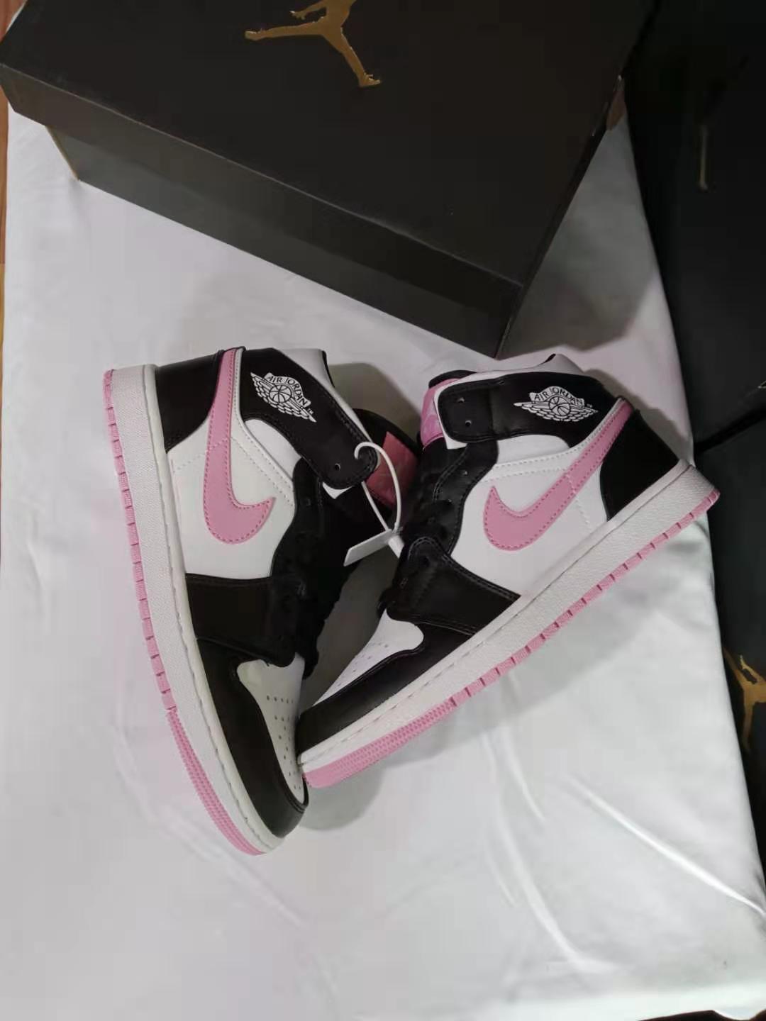jordan air jordan 1 retro high - Rosado Blanco Negro