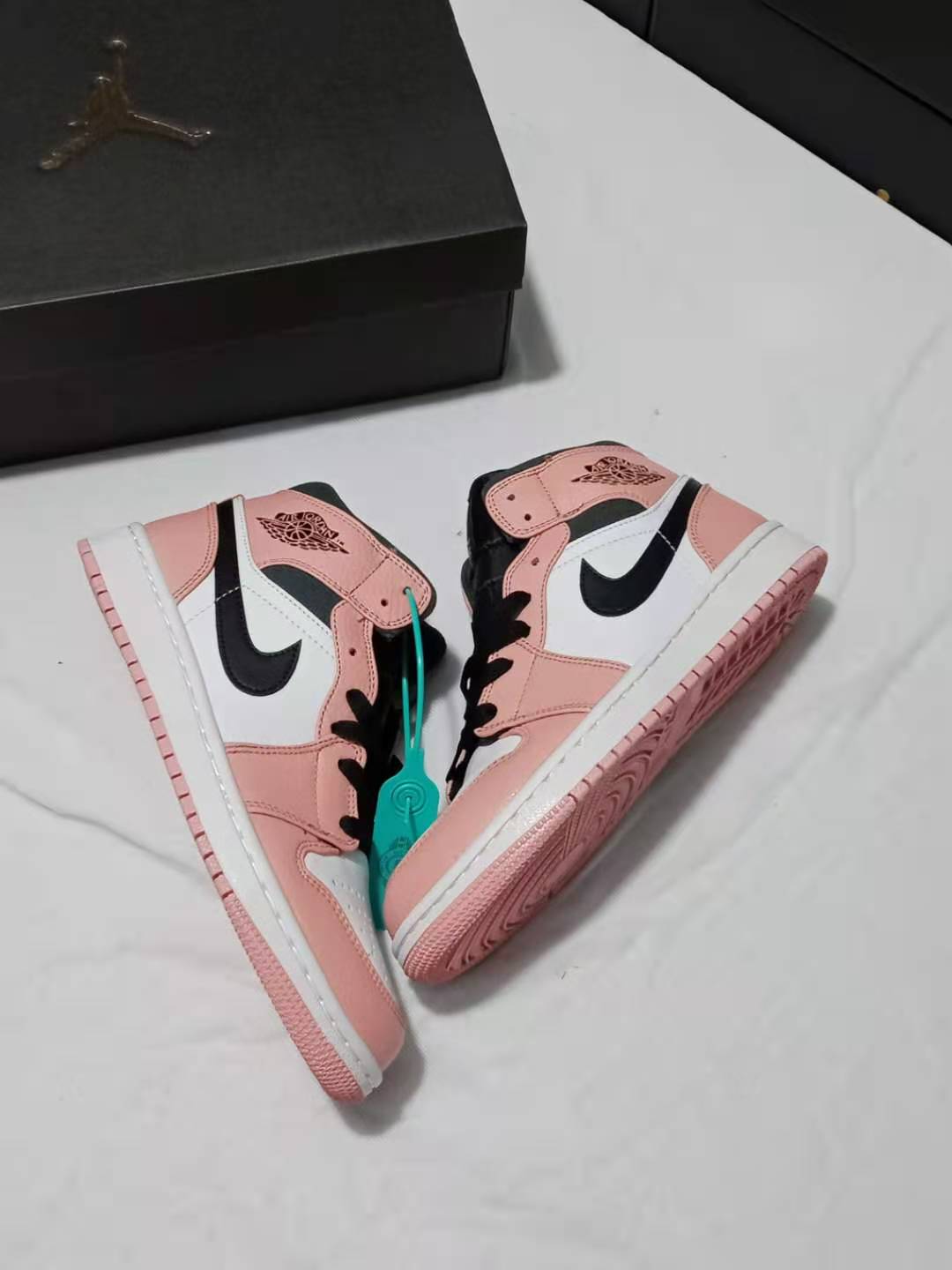 jordan air jordan 1 retro high - Negro Blanco Rosado