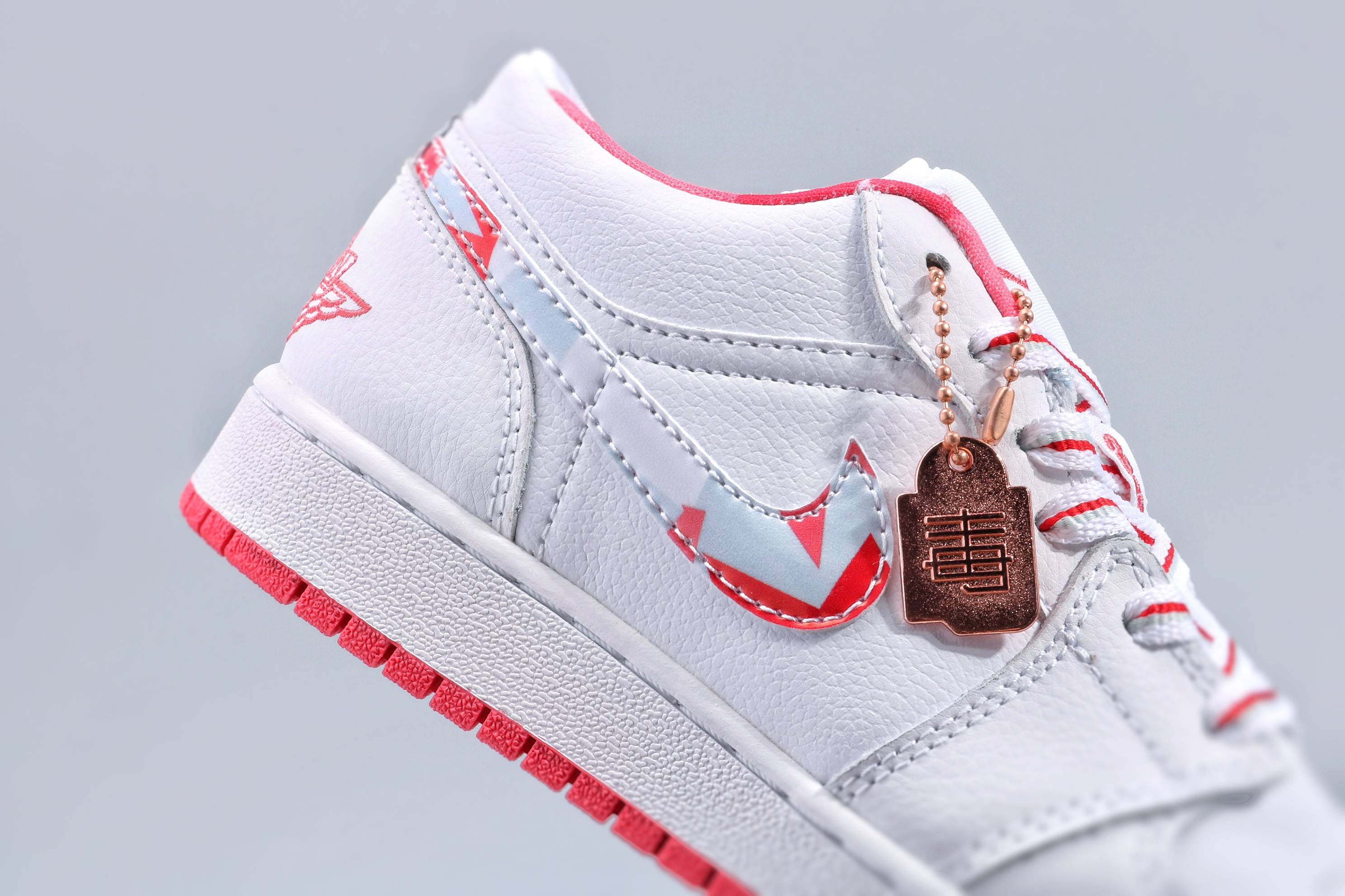 jordan air jordan 1 retro low - Blanco Rosado