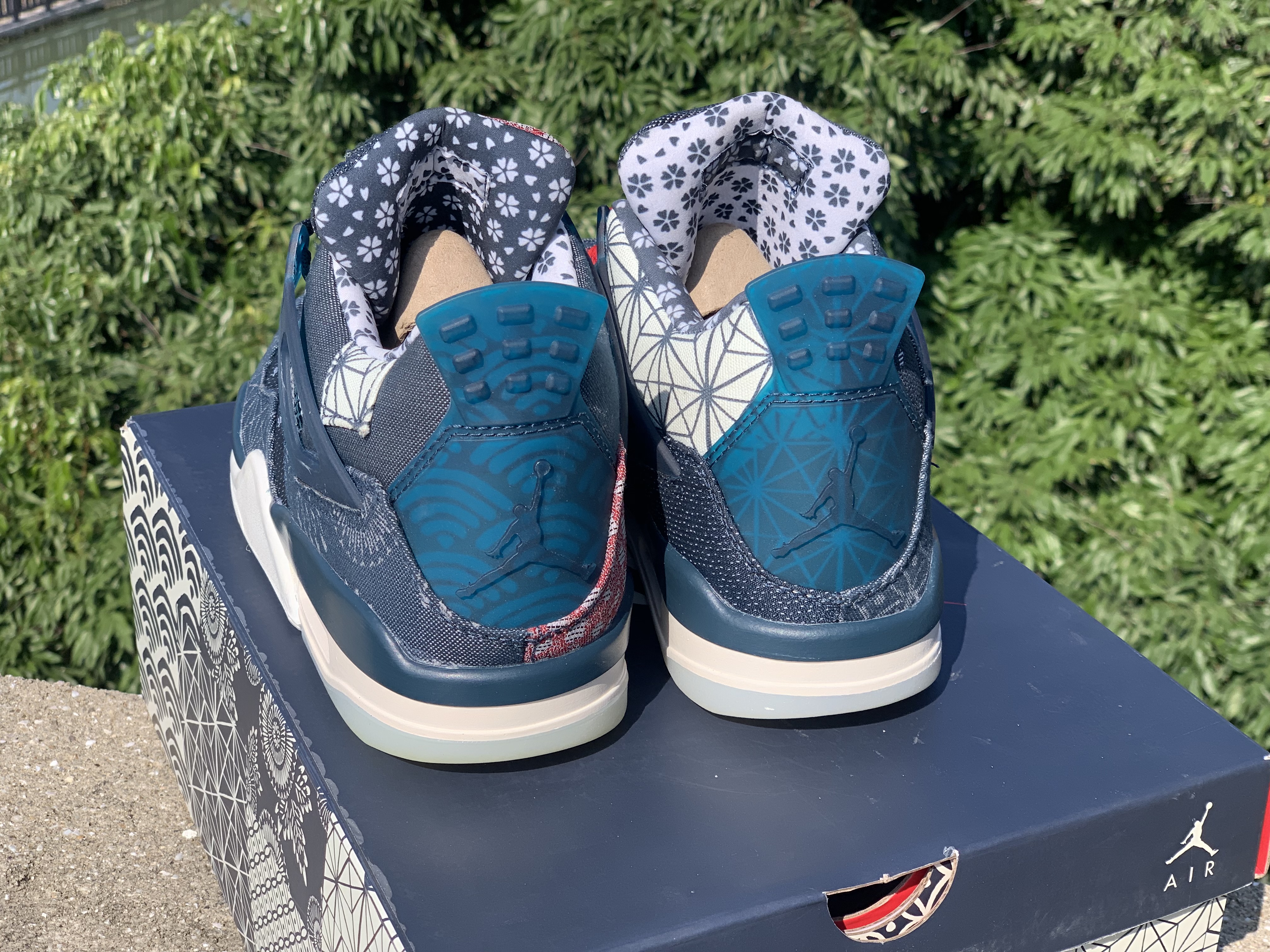 jordan air jordan 4 retro - Azul Rojo