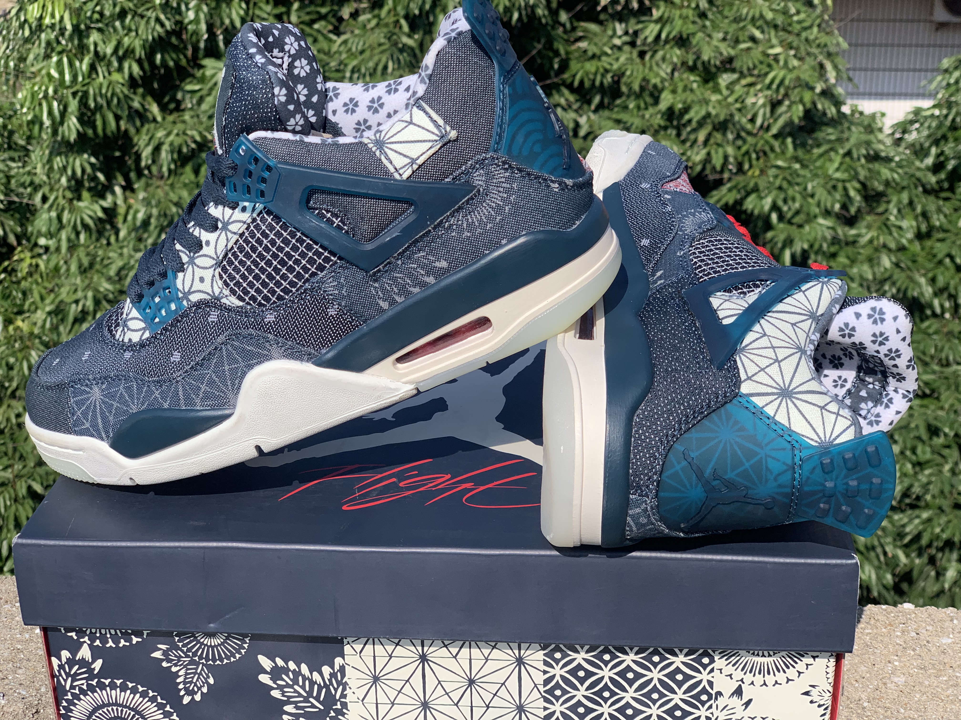 jordan air jordan 4 retro - Azul Rojo