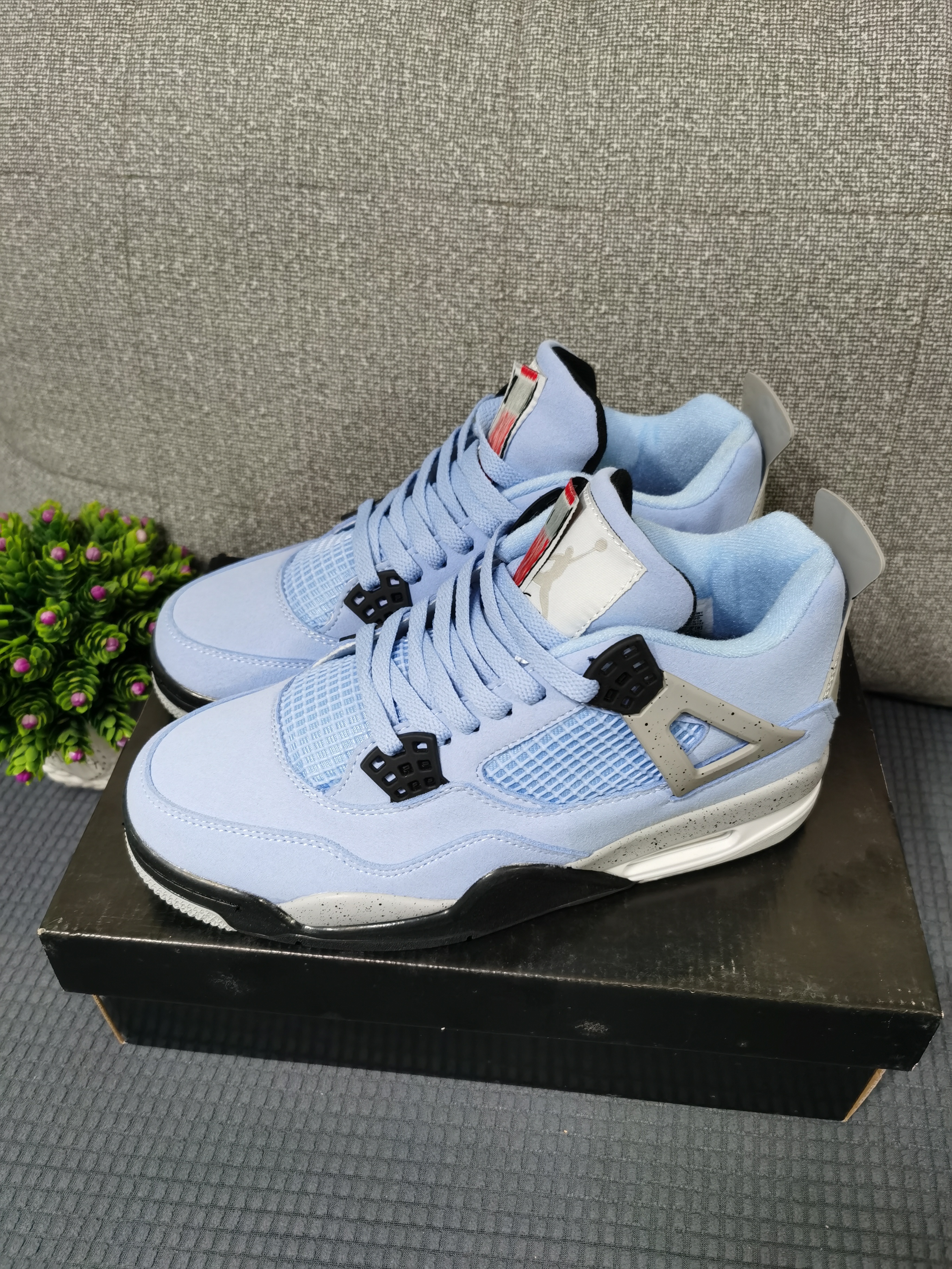 jordan air jordan 4 retro - Celeste Gris