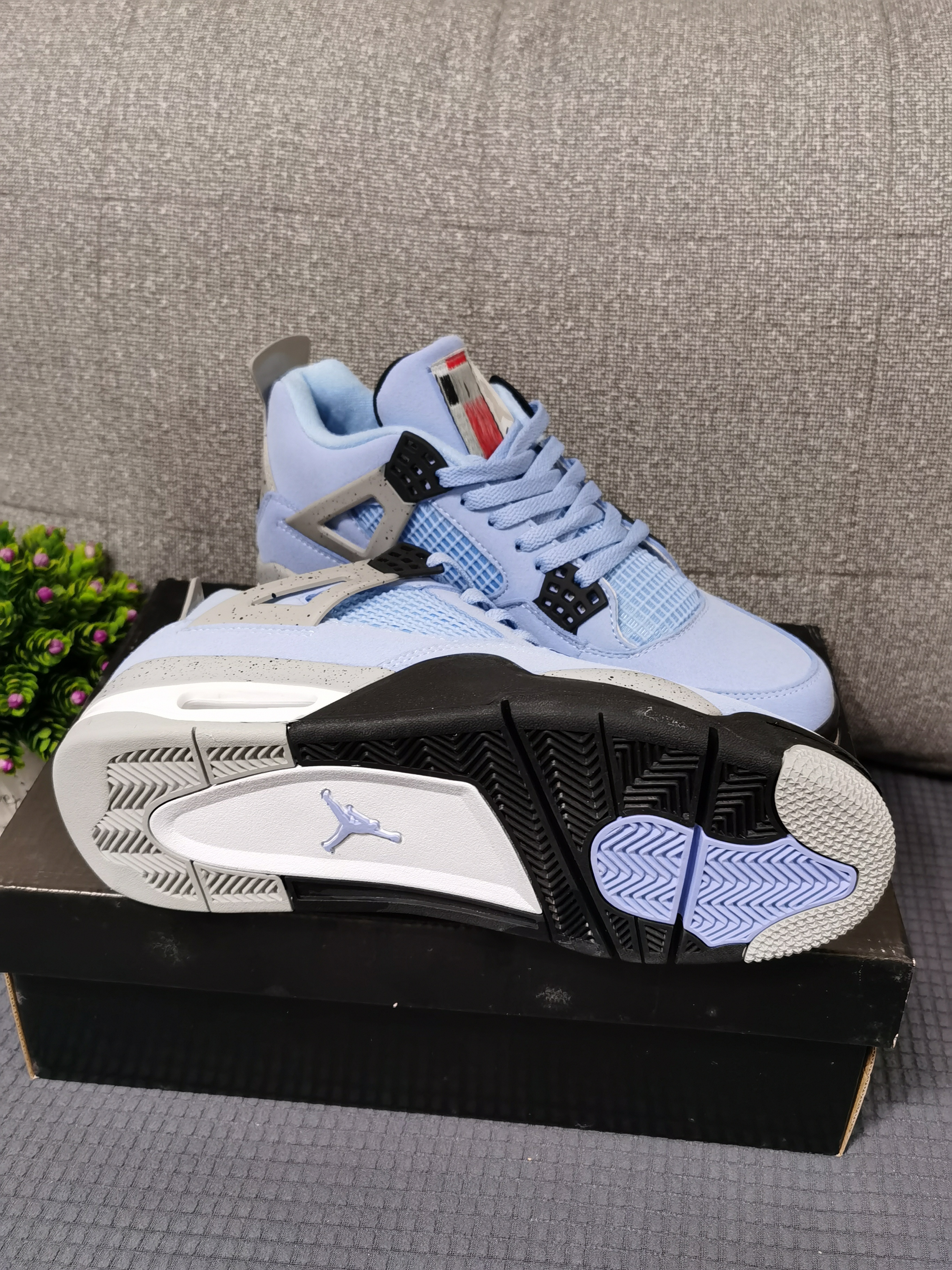 jordan air jordan 4 retro - Celeste Gris