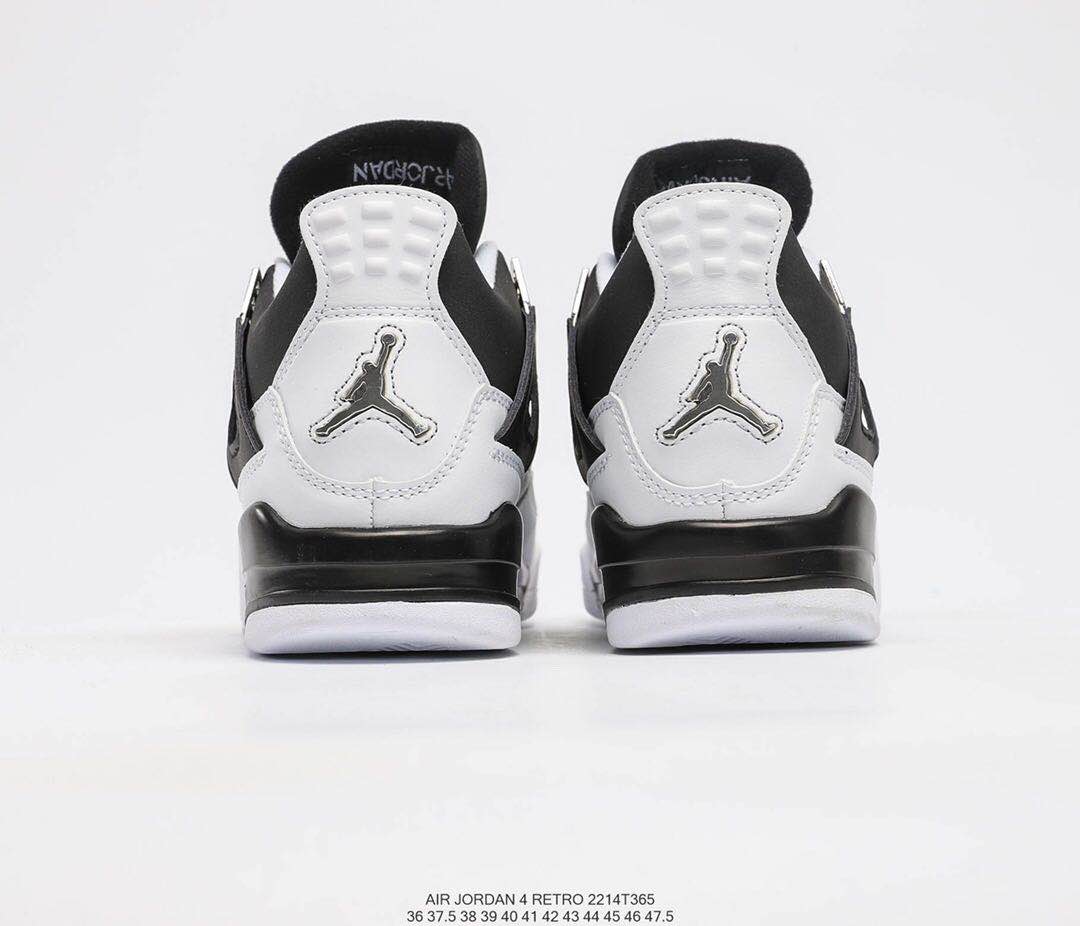 jordan air jordan 4 retro - Blanco Negro